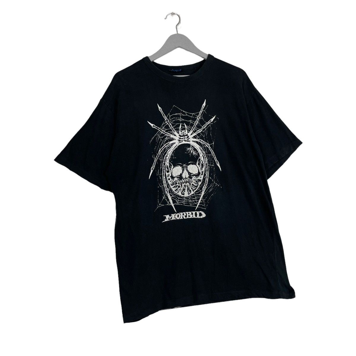 Band Tees × Vintage 💥RARE 90s MORBID SKULL PUSHHEAD LOGO TSHIRT Size US L / EU 52-54 / 3 - 3 Thumbnail