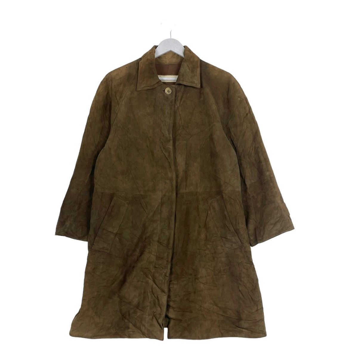 Japanese Brand × Other × Vintage 💥80s BRIGITTE NAUX MOLESKIN PARKA JACKET Size US M / EU 48-50 / 2 - 1 Thumbnail