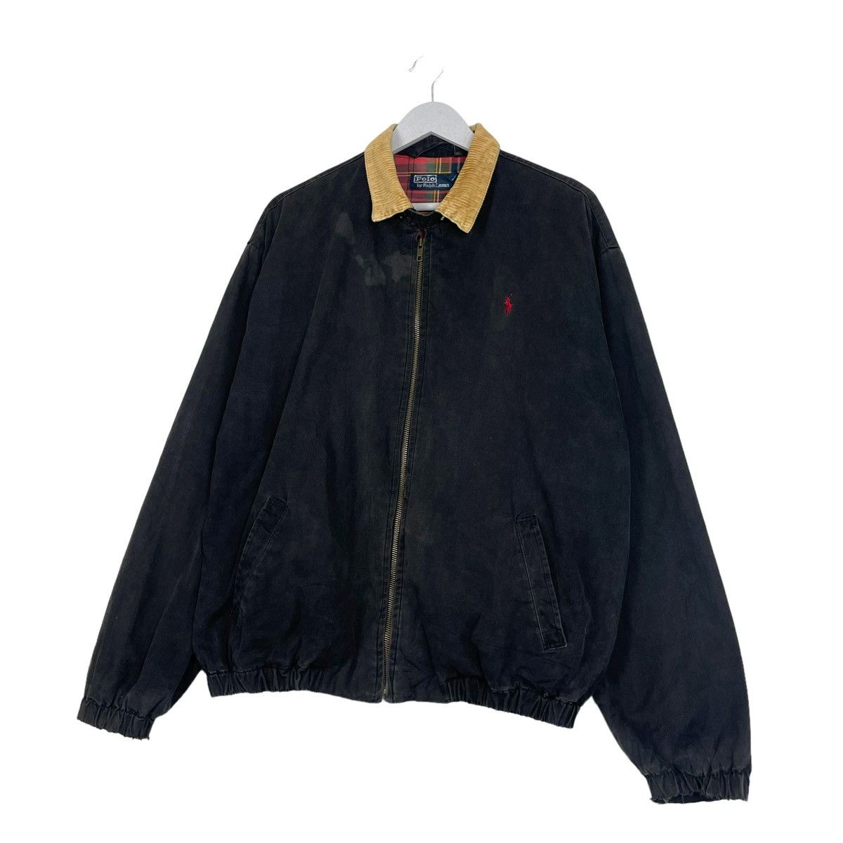 Polo Ralph Lauren 💥90s POLO RALPH LAUREN BOMBER ZIPPER JACKET Size US XL / EU 56 / 4 - 3 Thumbnail