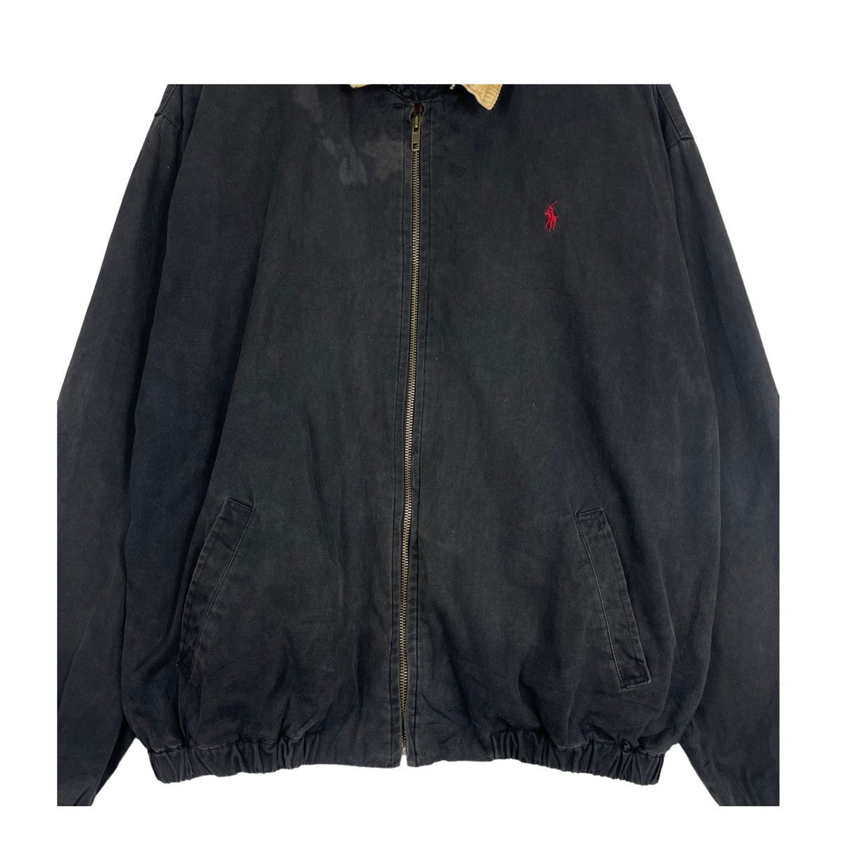 Polo Ralph Lauren 💥90s POLO RALPH LAUREN BOMBER ZIPPER JACKET Size US XL / EU 56 / 4 - 7 Thumbnail