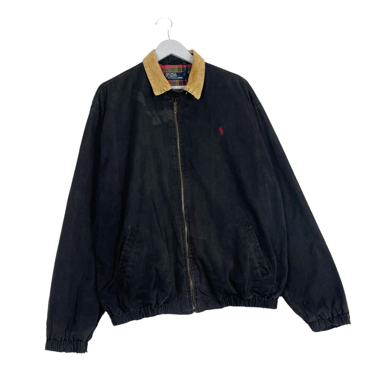 Polo Ralph Lauren 💥90s POLO RALPH LAUREN BOMBER ZIPPER JACKET Size US XL / EU 56 / 4 - 4 Thumbnail