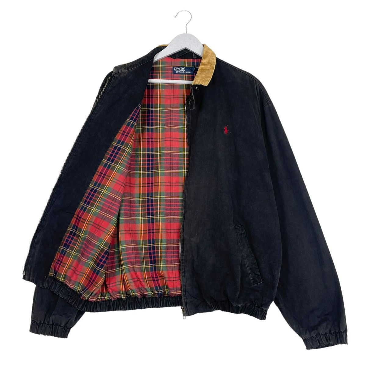 Polo Ralph Lauren 💥90s POLO RALPH LAUREN BOMBER ZIPPER JACKET Size US XL / EU 56 / 4 - 1 Thumbnail