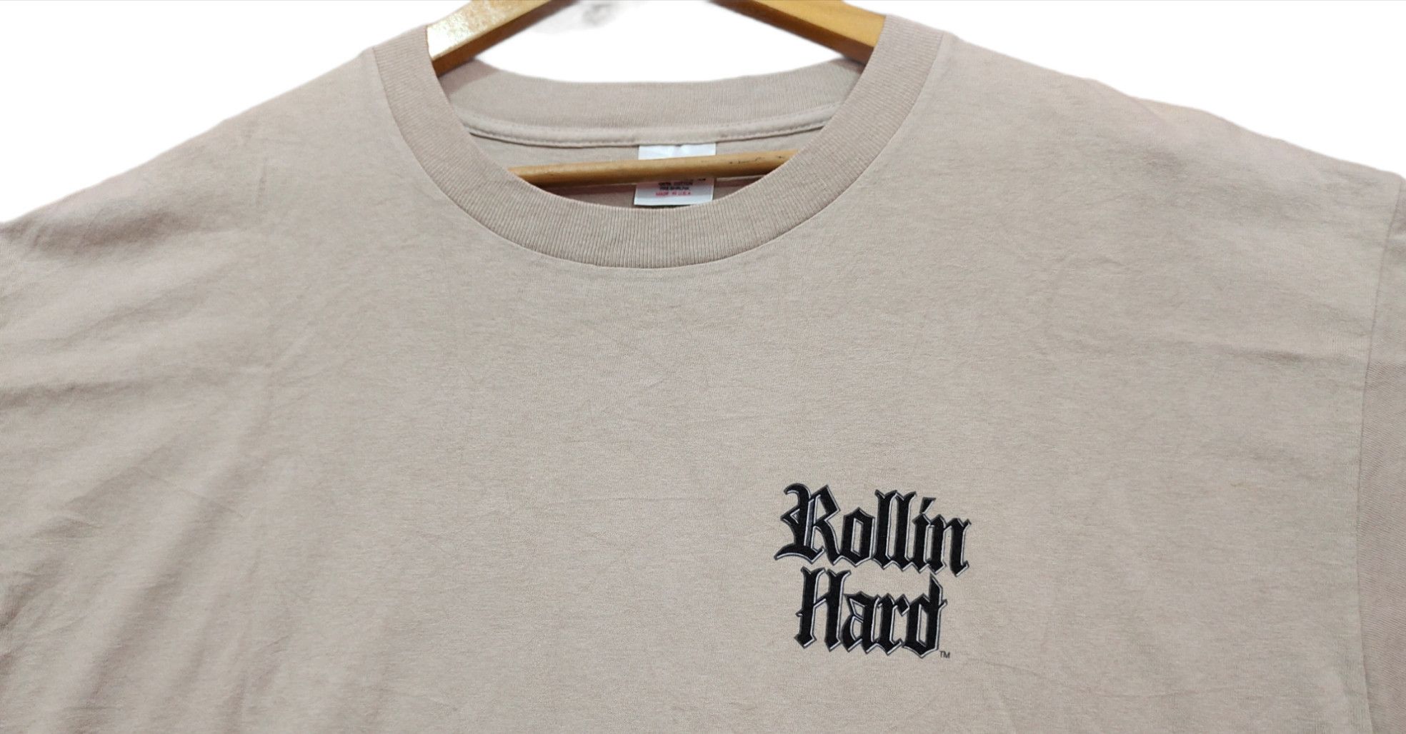 Vintage Vintage @1995 Rollin Hard (Two Down) Tshirt Size US XL / EU 56 / 4 - 4 Thumbnail