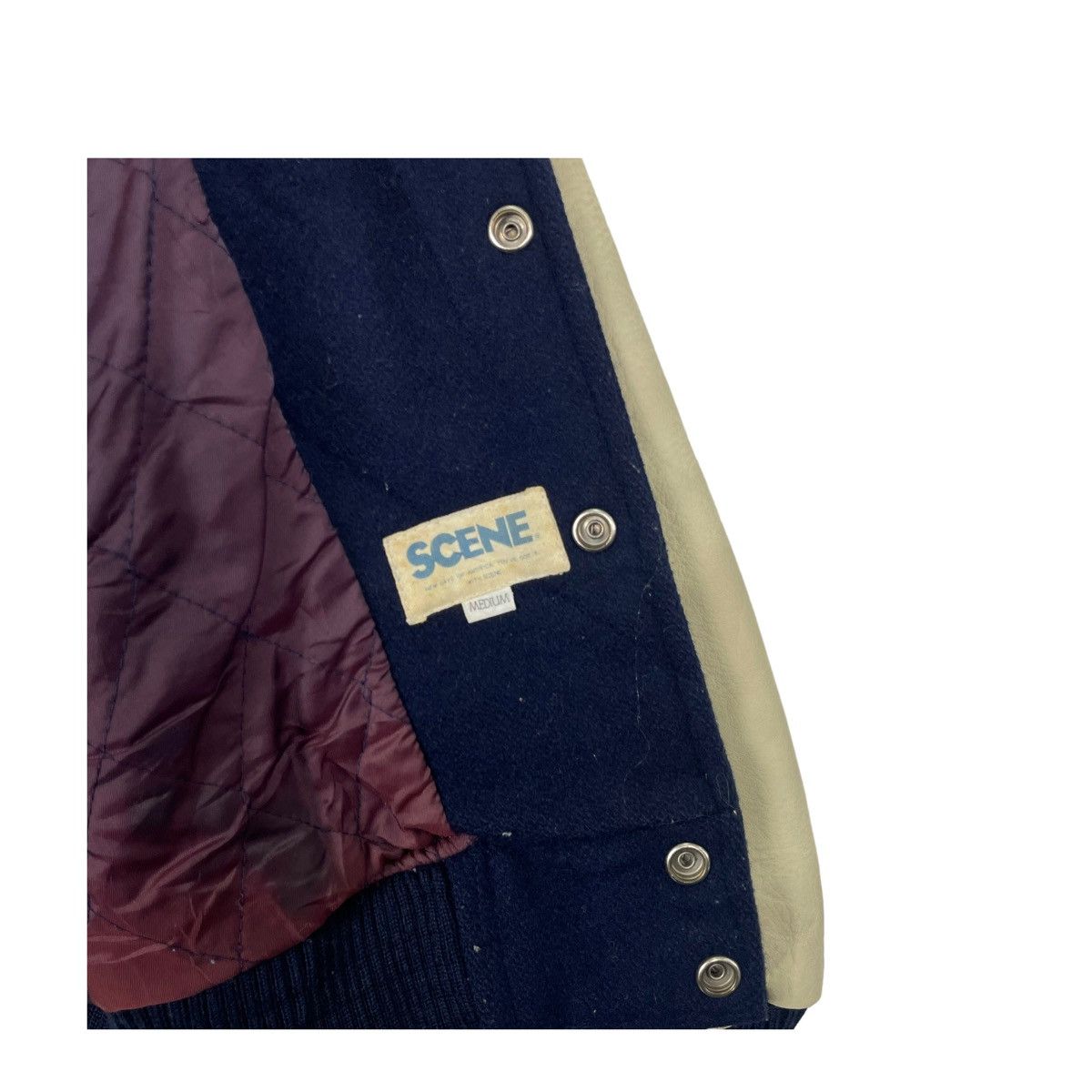 Japanese Brand 💥80s SCENE BOMBER RIOT VARSITY JACKET Size US M / EU 48-50 / 2 - 7 Thumbnail