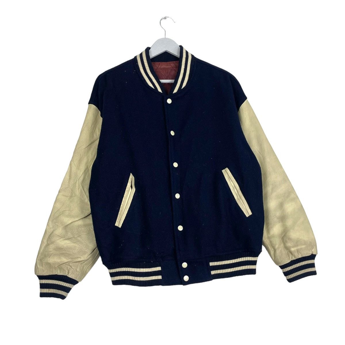 Japanese Brand 💥80s SCENE BOMBER RIOT VARSITY JACKET Size US M / EU 48-50 / 2 - 3 Thumbnail