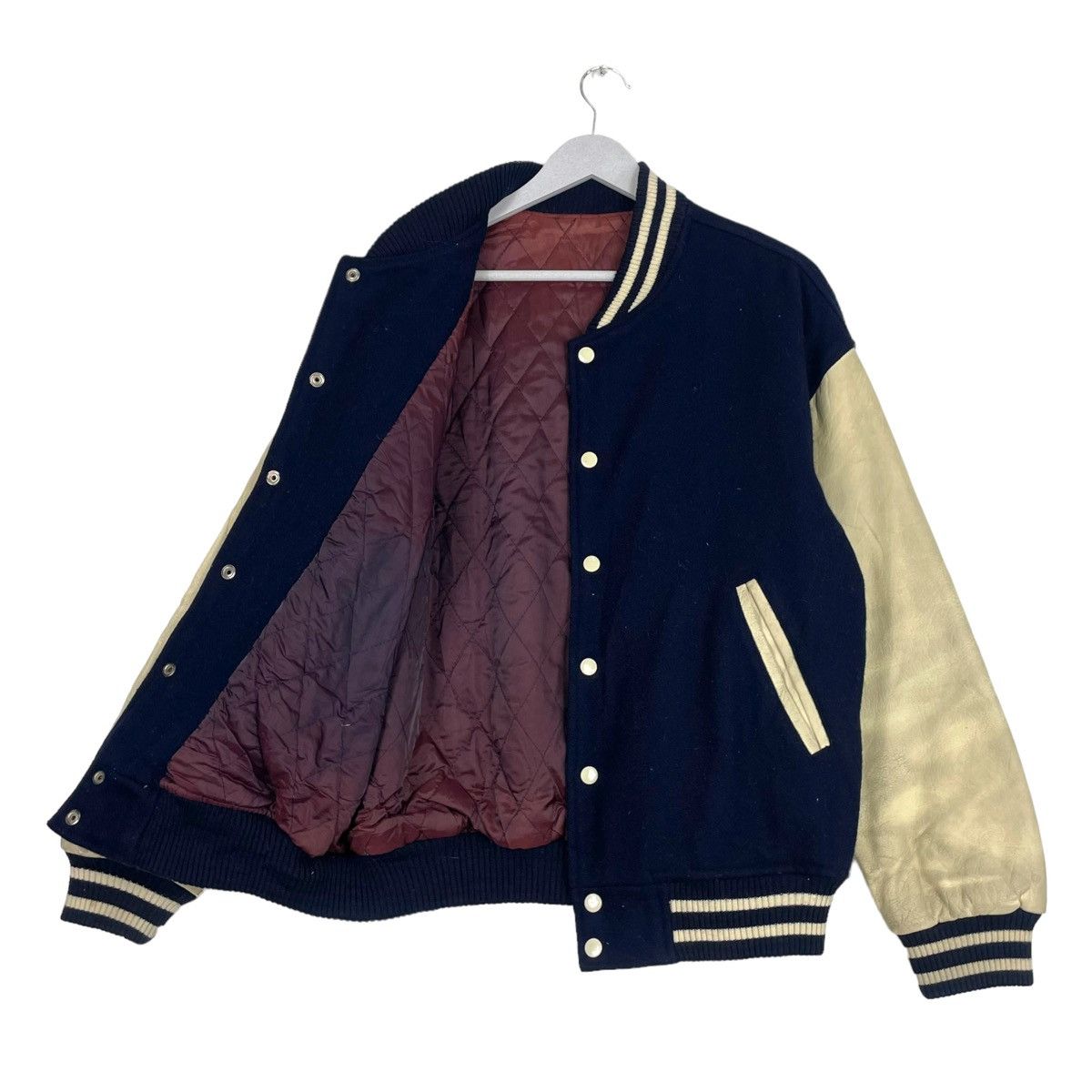 Japanese Brand 💥80s SCENE BOMBER RIOT VARSITY JACKET Size US M / EU 48-50 / 2 - 8 Thumbnail