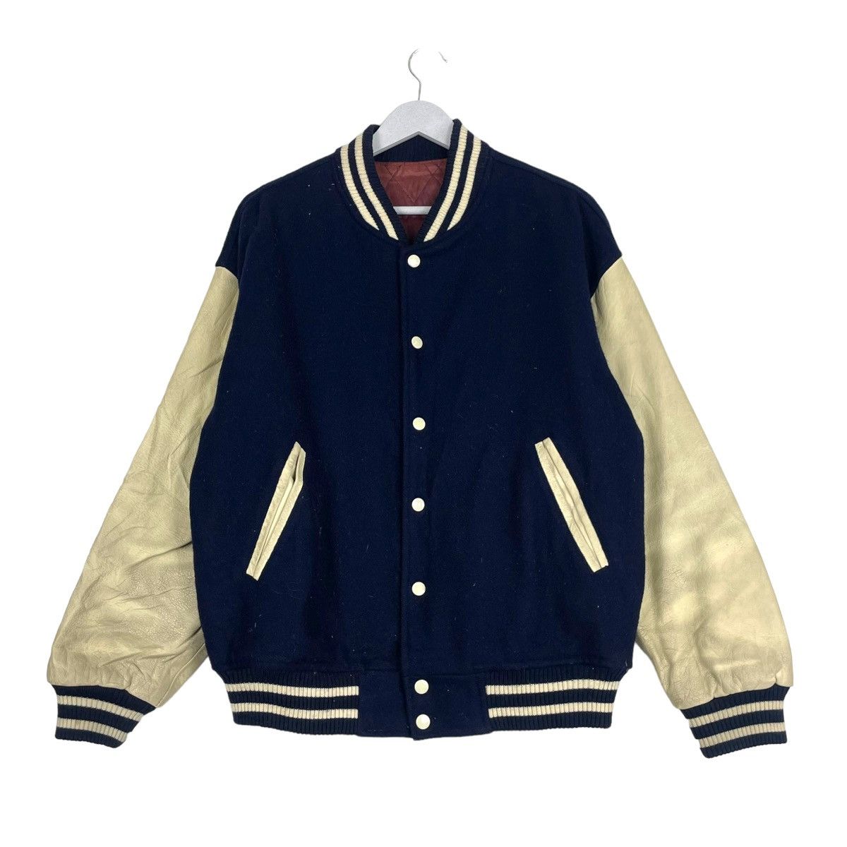 Japanese Brand 💥80s SCENE BOMBER RIOT VARSITY JACKET Size US M / EU 48-50 / 2 - 1 Thumbnail