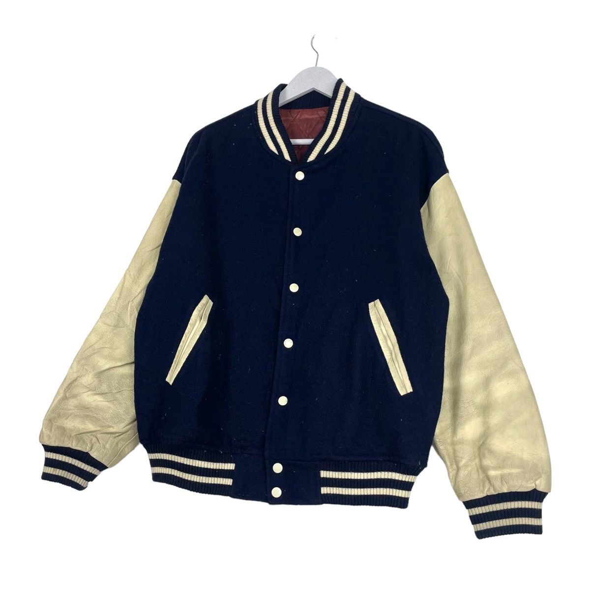 Japanese Brand 💥80s SCENE BOMBER RIOT VARSITY JACKET Size US M / EU 48-50 / 2 - 2 Thumbnail