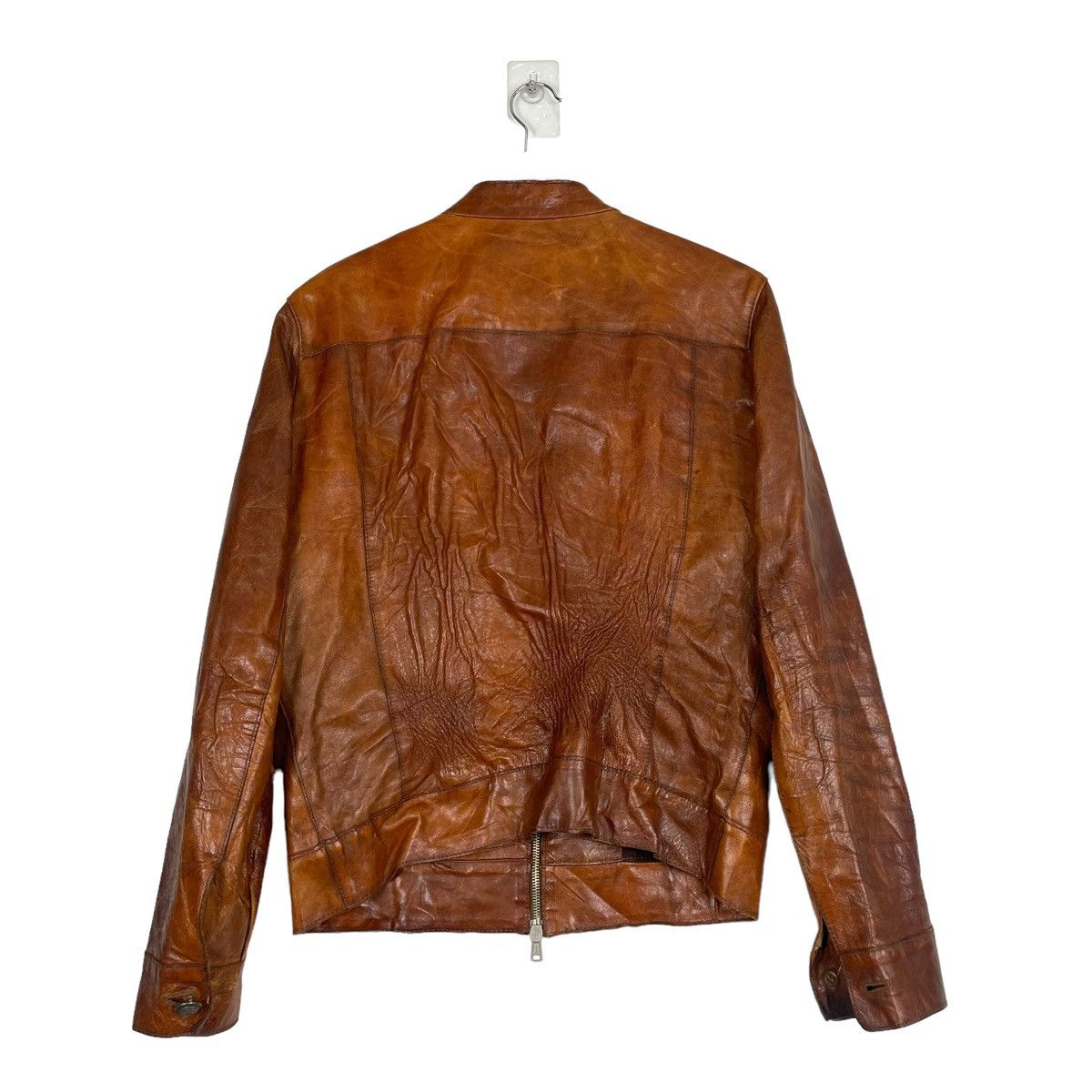 Japanese Brand × Le Grande Bleu (L.G.B.) × Leather 💥BIKER 291295 HOMME JAPAN SHEEPSKIN LEATHER JACKET Size US S / EU 44-46 / 1 - 8 Thumbnail
