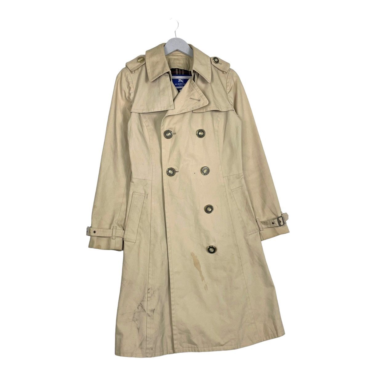 Burberry 💥BLUE LABEL BURBERRY PARKA TRENCH JACKET Size XS / US 0-2 / IT 36-38 - 4 Thumbnail