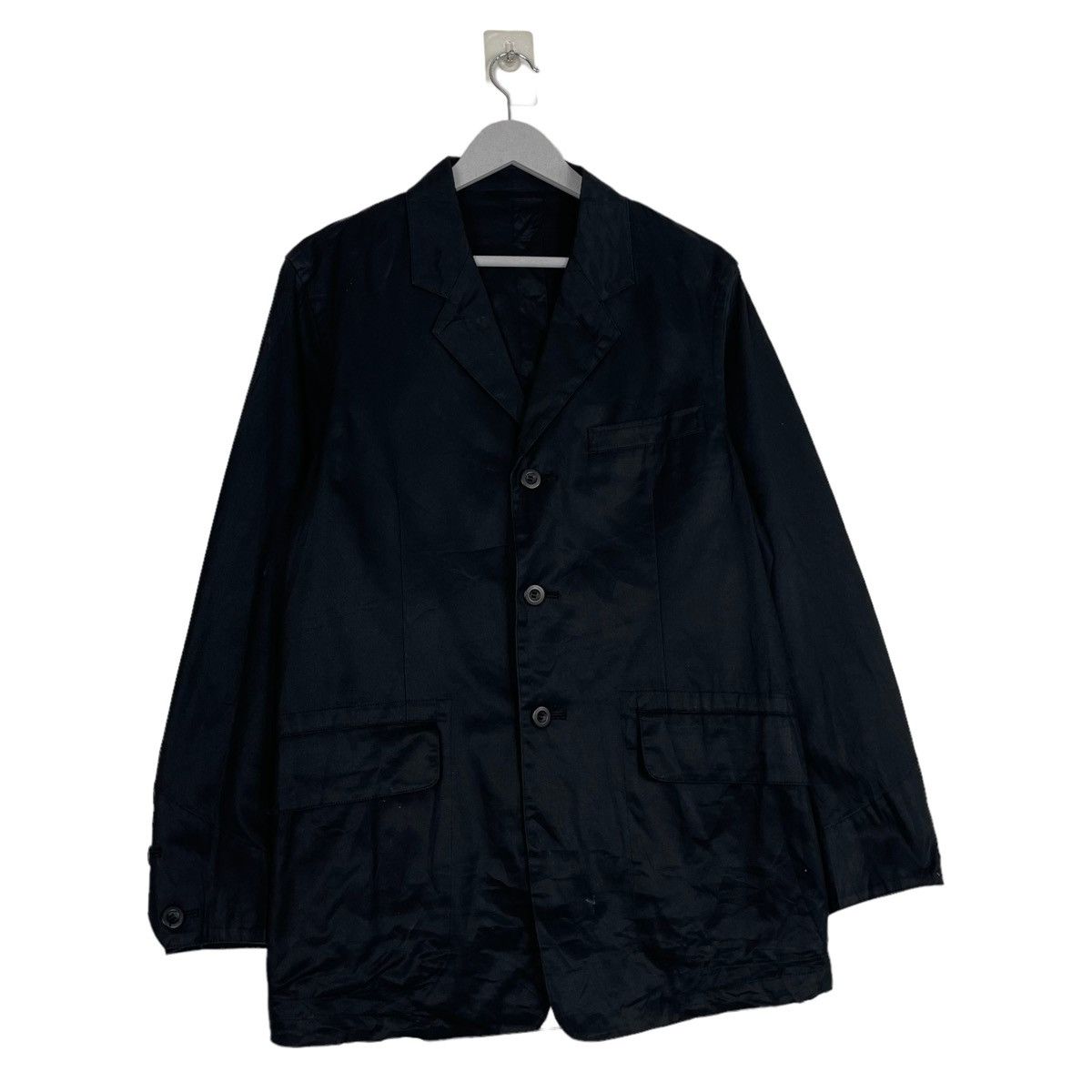 Yohji Yamamoto 💥AAR YOHJI YAMAMOTO SIGNATURE BUTTON JACKET Size US M / EU 48-50 / 2 - 3 Thumbnail