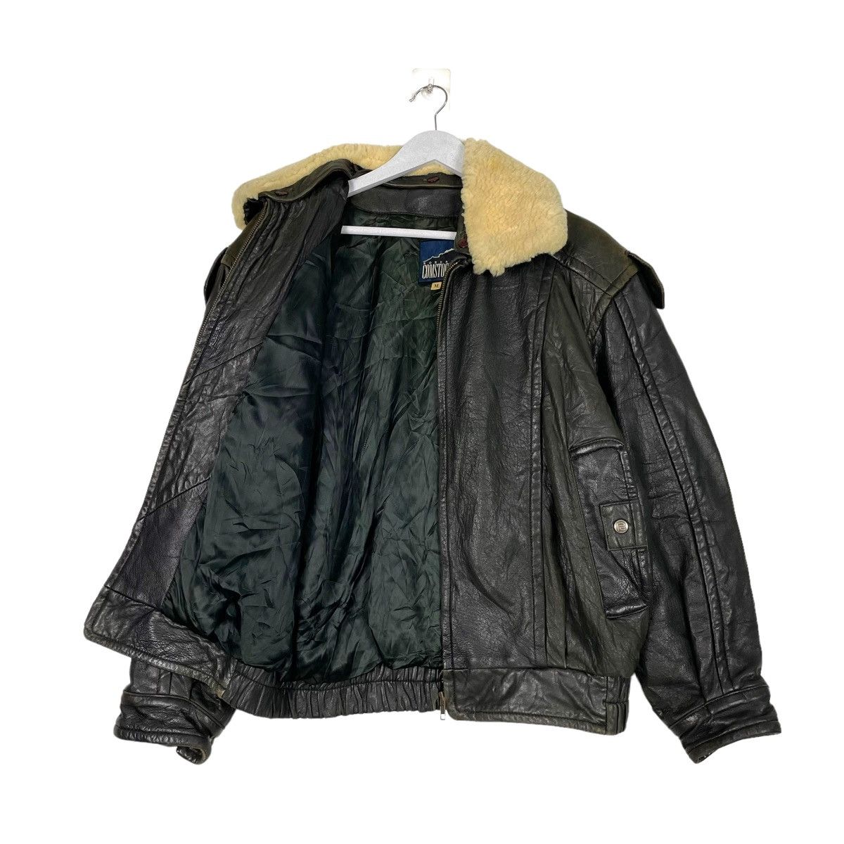 Robert Comstock 💥60s ROBERT COMSTOCK AVIATOR LEATHER JACKET Size US M / EU 48-50 / 2 - 7 Thumbnail
