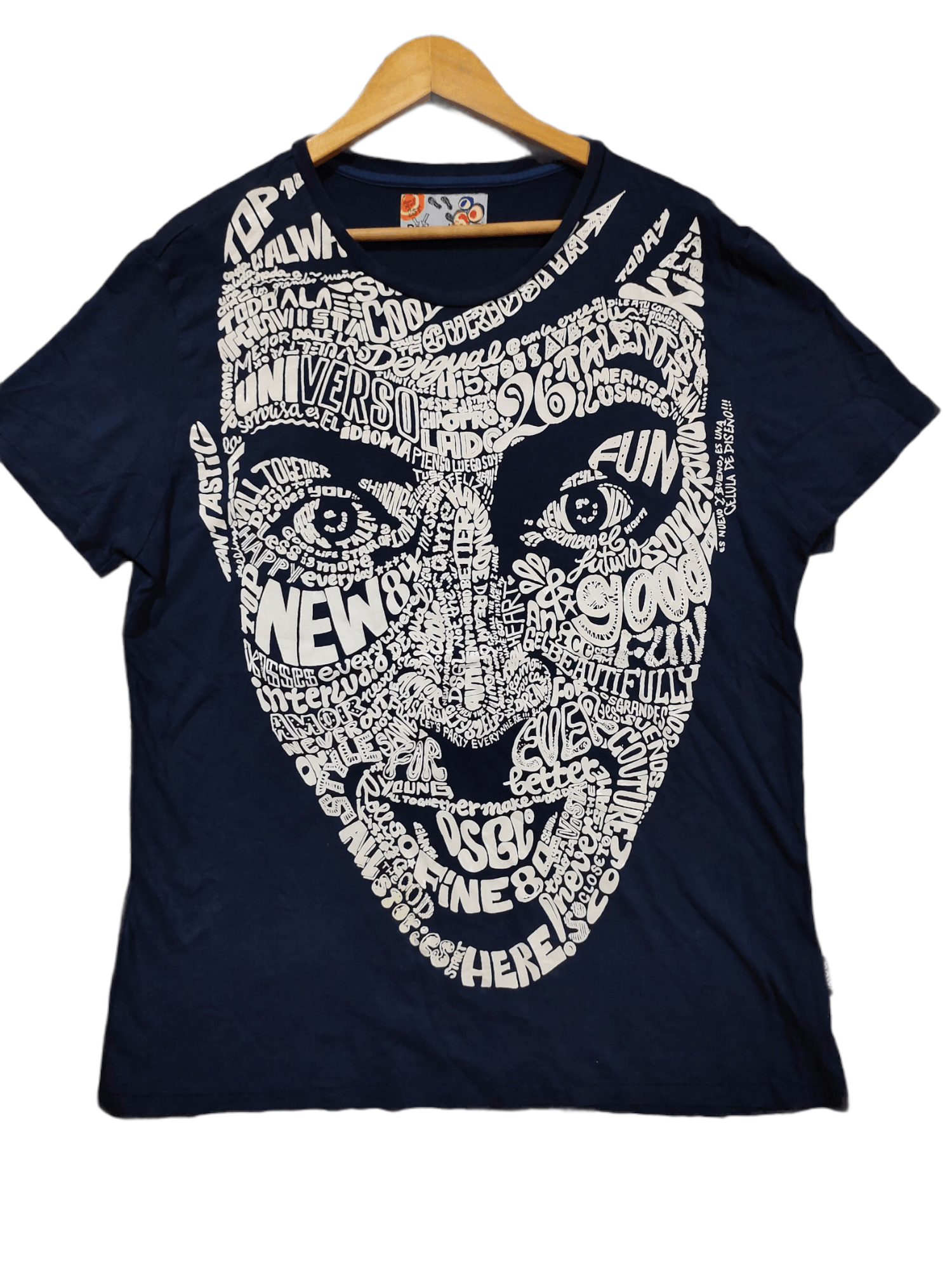Desigual Desigual art face design tshirt Size US L / EU 52-54 / 3 - 2 Thumbnail