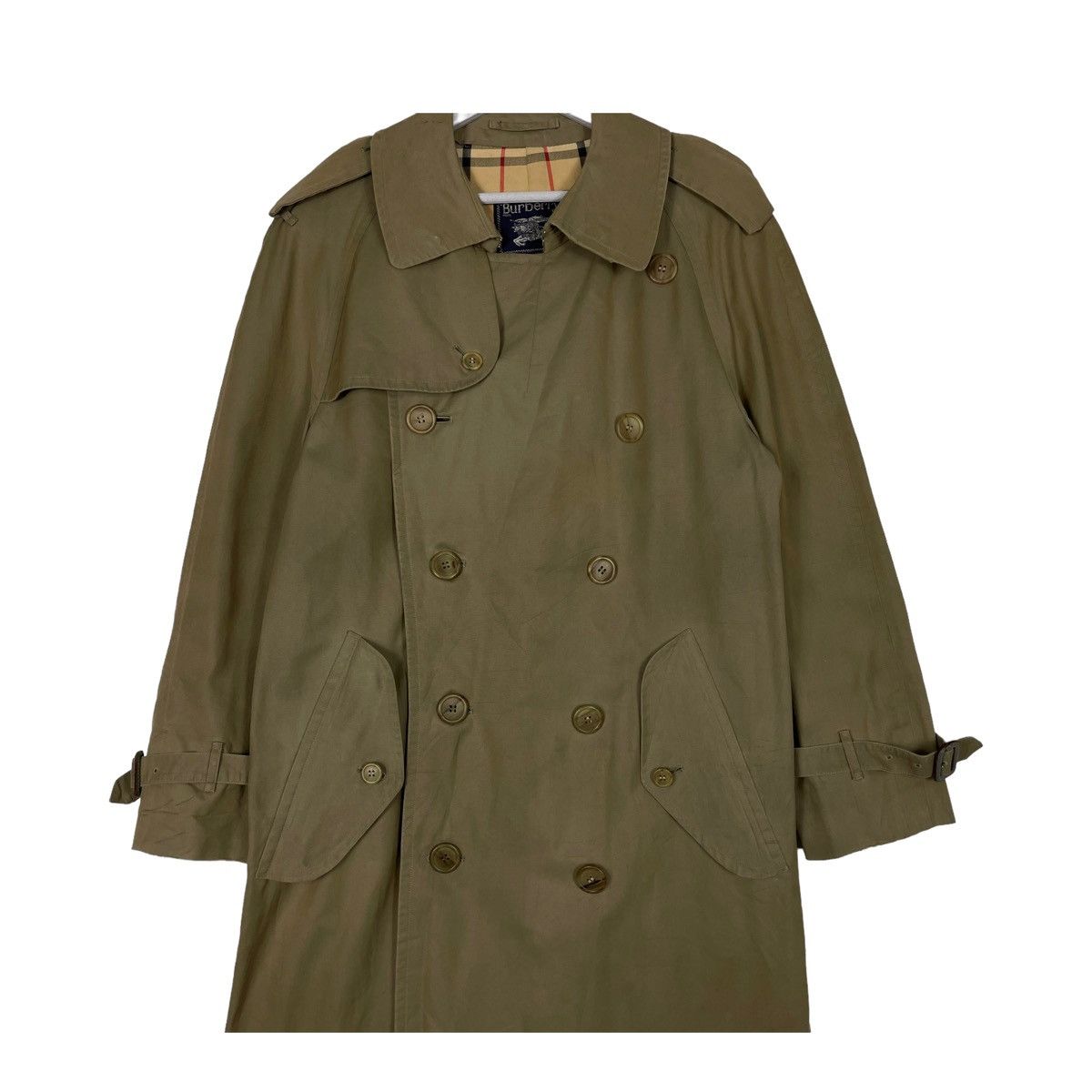 Burberry Prorsum × Vintage 💥VINTAGE BURBERRYS PRORSUM TRENCH BREASTED LONG JACKET Size US L / EU 52-54 / 3 - 6 Thumbnail