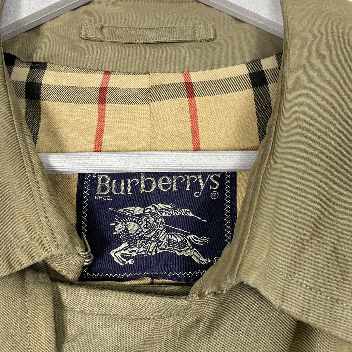 Burberry Prorsum × Vintage 💥VINTAGE BURBERRYS PRORSUM TRENCH BREASTED LONG JACKET Size US L / EU 52-54 / 3 - 9 Thumbnail