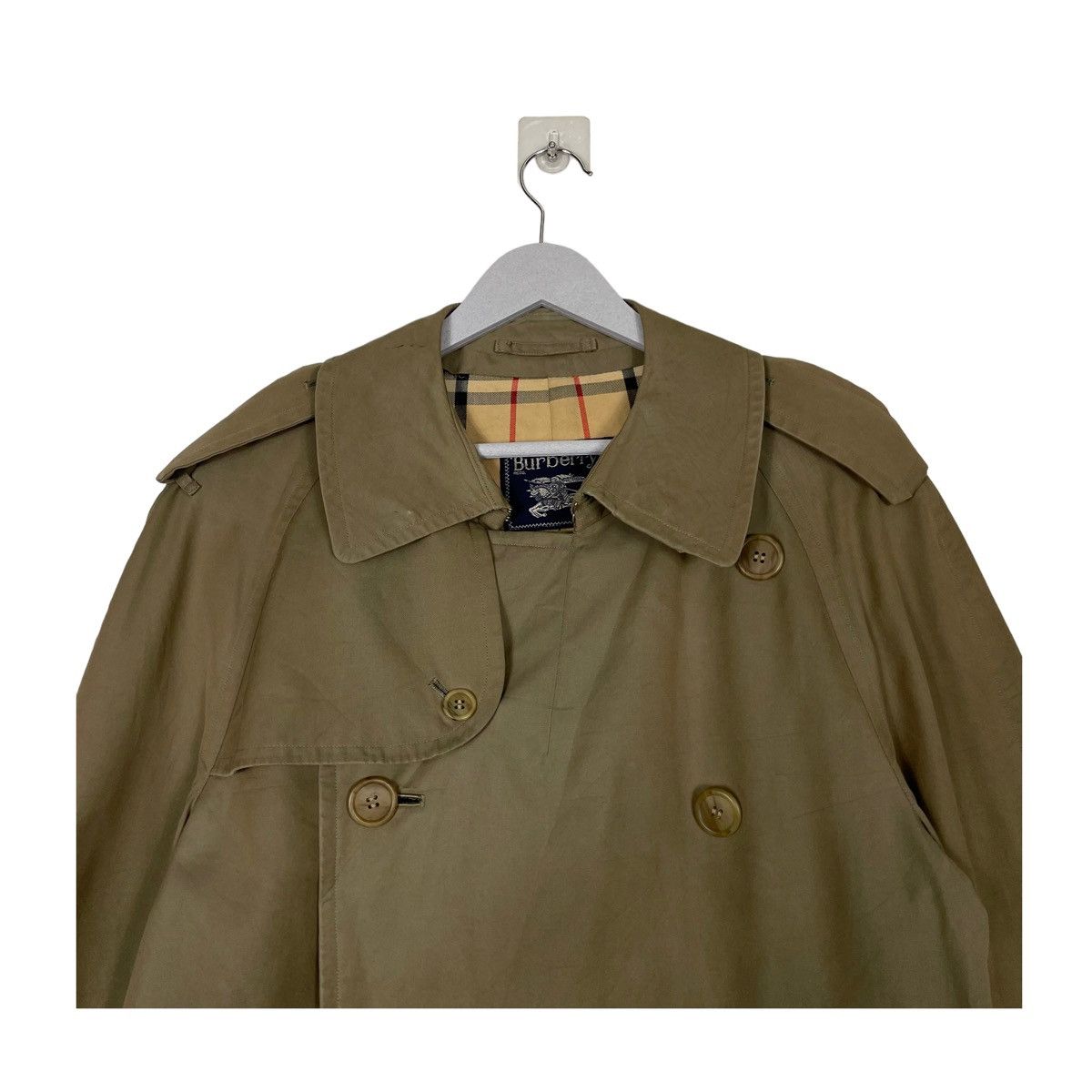 Burberry Prorsum × Vintage 💥VINTAGE BURBERRYS PRORSUM TRENCH BREASTED LONG JACKET Size US L / EU 52-54 / 3 - 5 Thumbnail