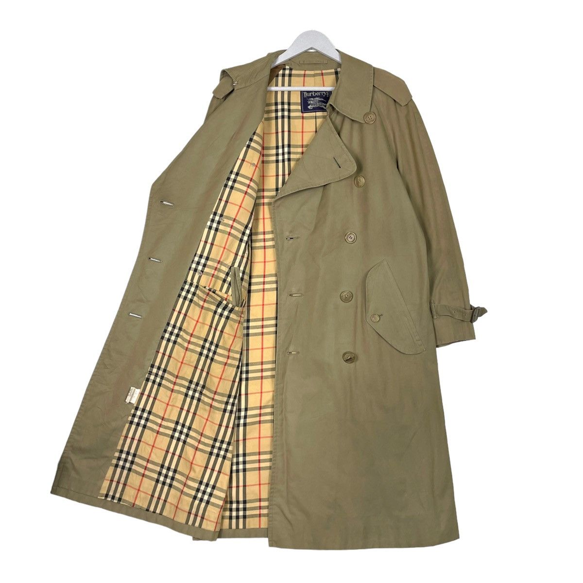 Burberry Prorsum × Vintage 💥VINTAGE BURBERRYS PRORSUM TRENCH BREASTED LONG JACKET Size US L / EU 52-54 / 3 - 2 Thumbnail