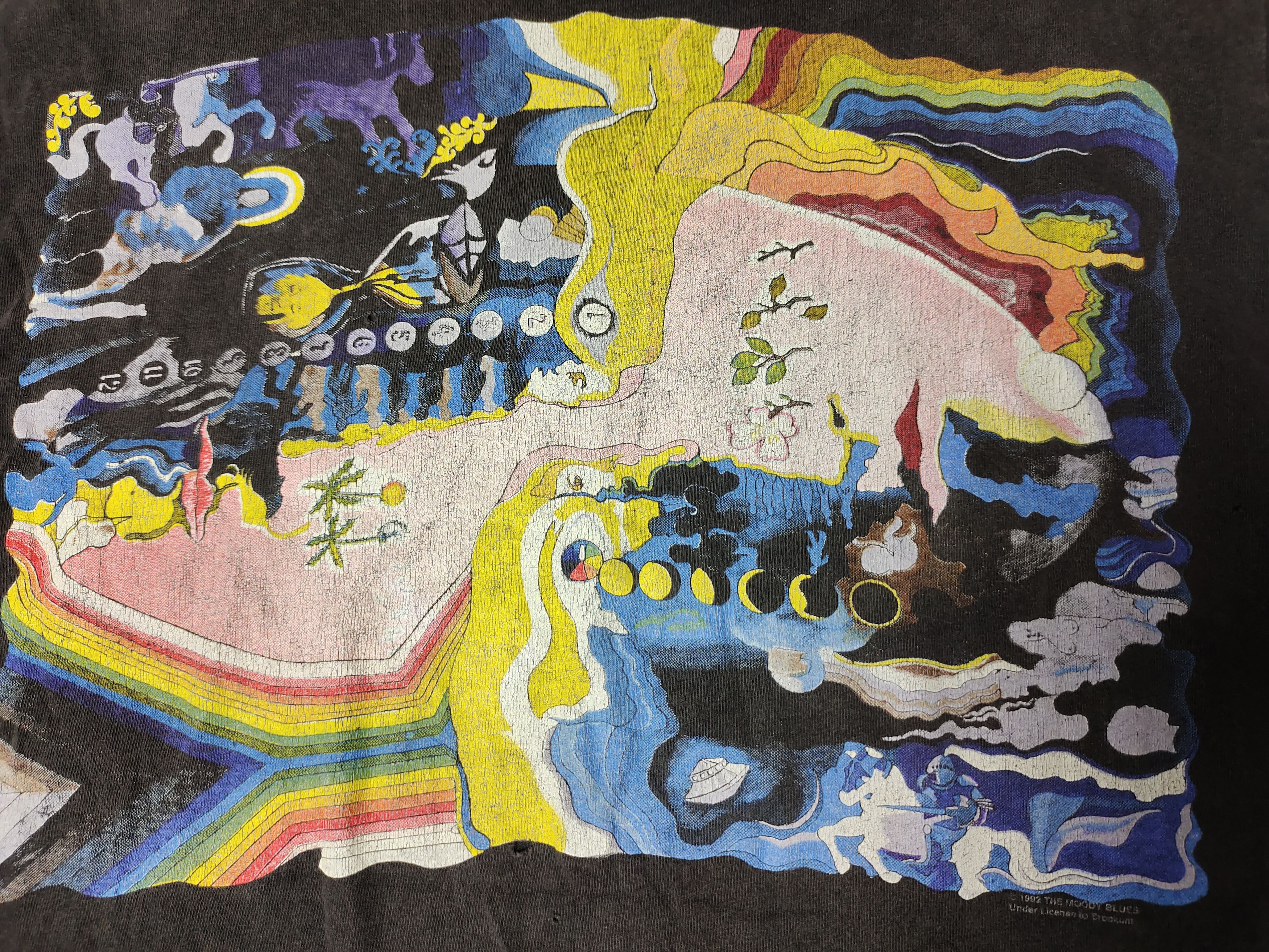 Band Tees Truely Vintage Brockum 1992 The Moody Blue Size US L / EU 52-54 / 3 - 7 Thumbnail