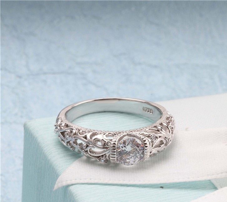 Jewelry Vintage Creative Silver Ring Size ONE SIZE - 2 Thumbnail