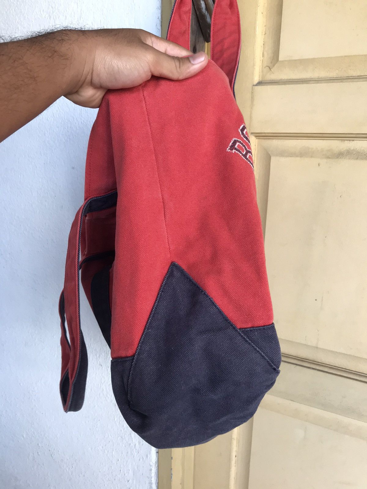 Japanese Brand Vintage Mlb Boston Red Sox x Uniqlo Canvas Tote Bag Size ONE SIZE - 11 Thumbnail