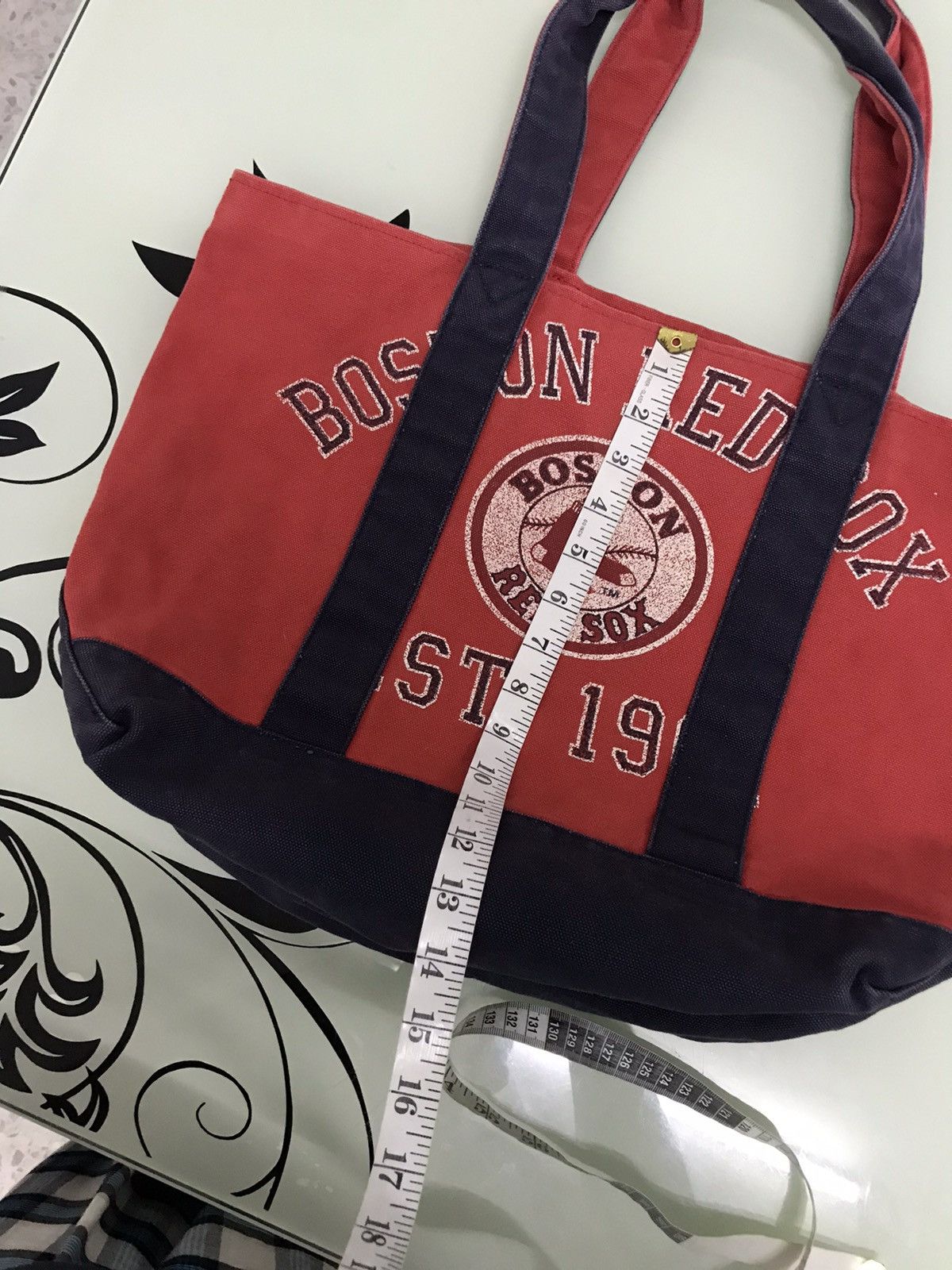 Japanese Brand Vintage Mlb Boston Red Sox x Uniqlo Canvas Tote Bag Size ONE SIZE - 16 Thumbnail