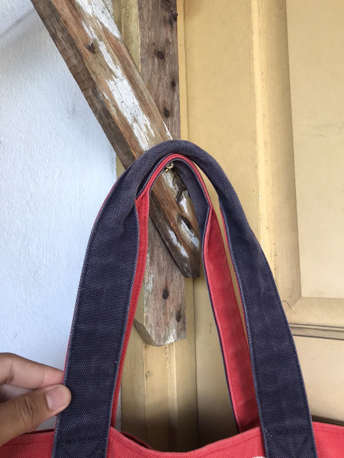 Japanese Brand Vintage Mlb Boston Red Sox x Uniqlo Canvas Tote Bag Size ONE SIZE - 4 Thumbnail