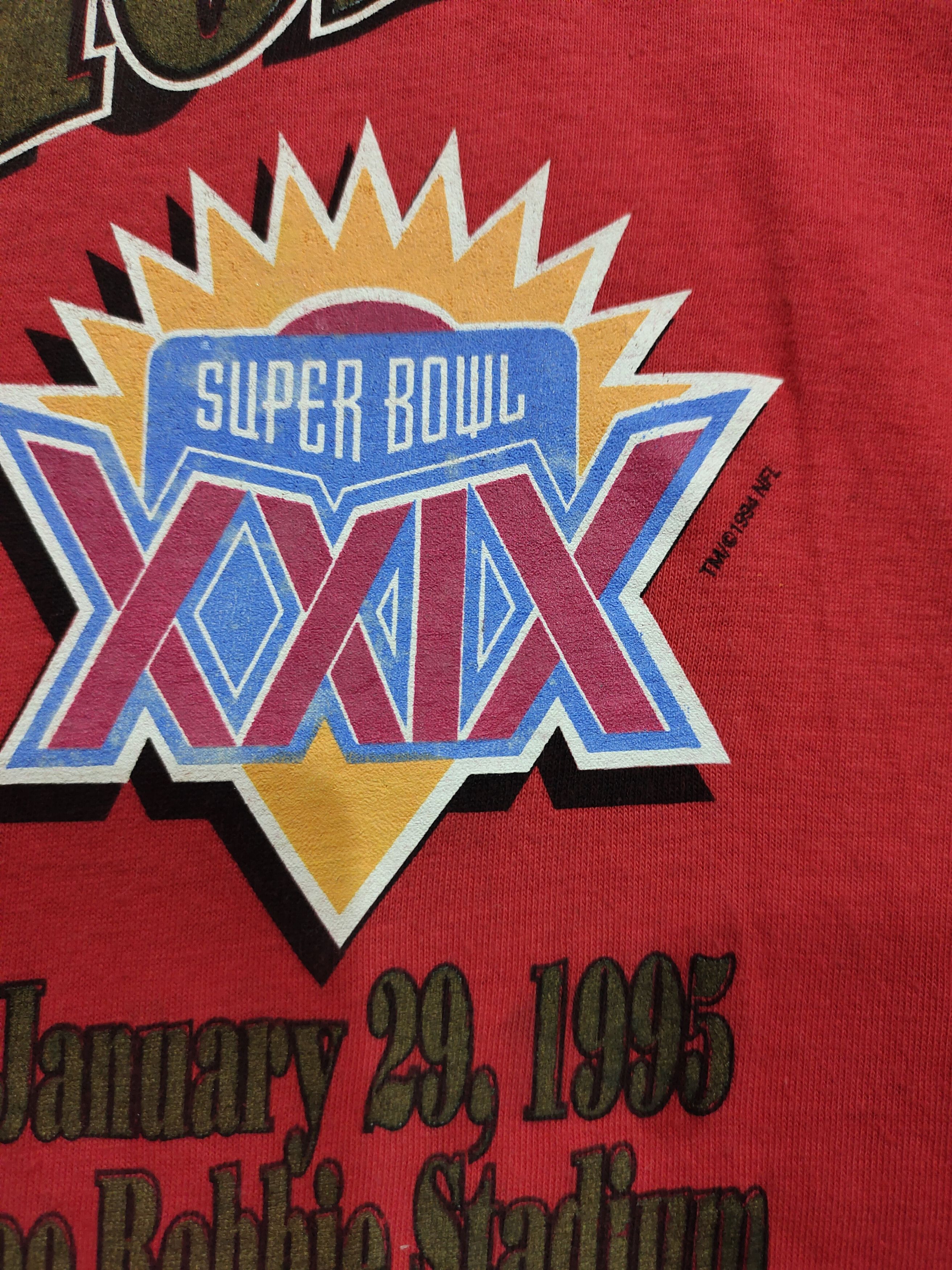 NFL × Vintage San francisco 49ERS Super Bowl XXIX Champion vintage tshirt Size US XL / EU 56 / 4 - 6 Thumbnail