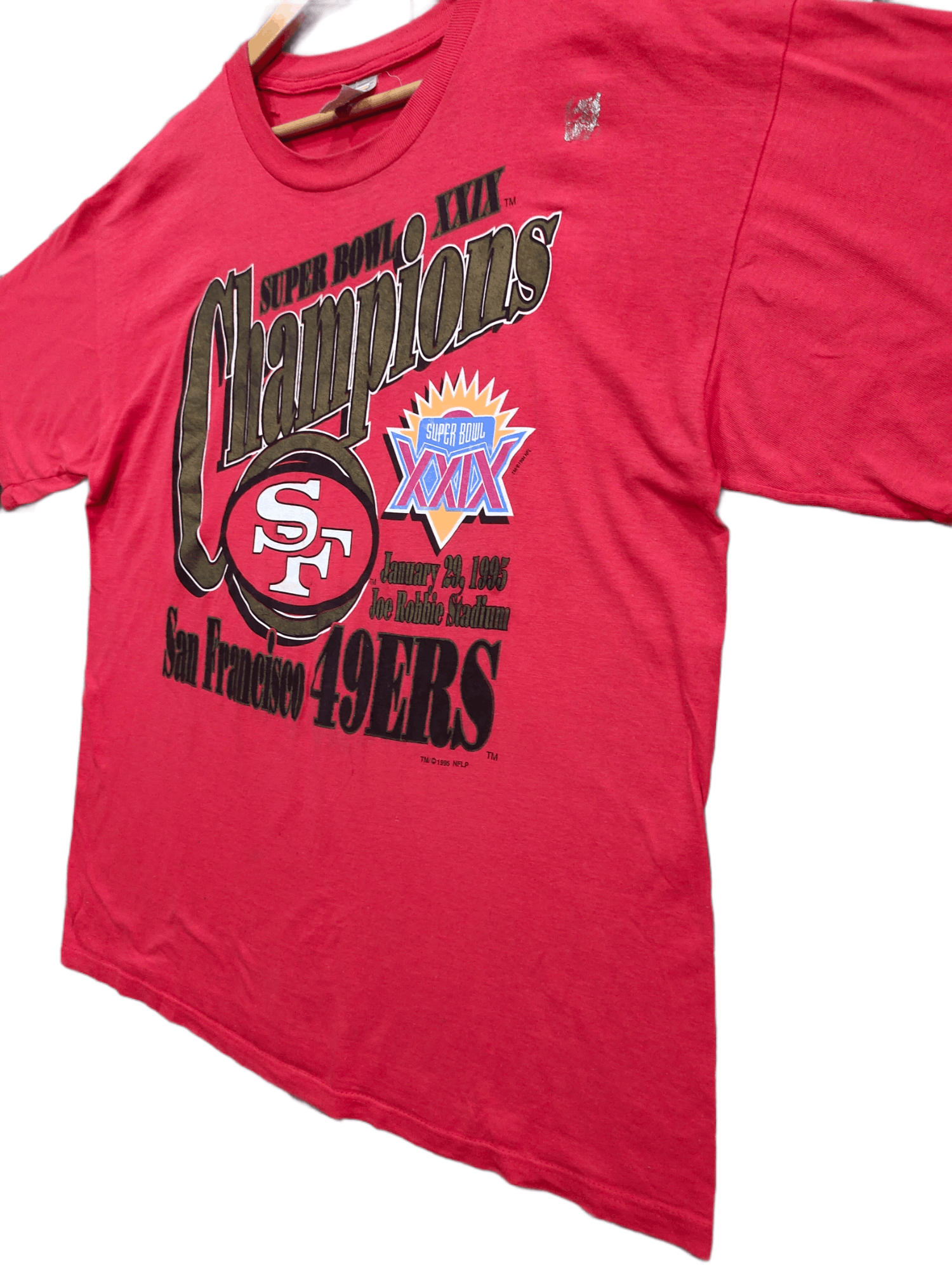 NFL × Vintage San francisco 49ERS Super Bowl XXIX Champion vintage tshirt Size US XL / EU 56 / 4 - 4 Thumbnail