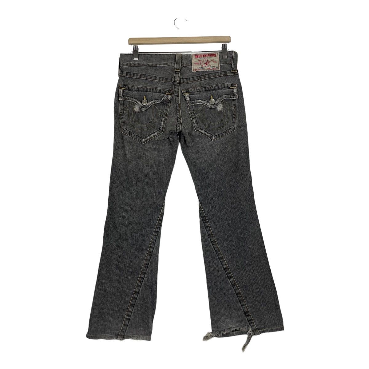 True Religion 💥FLARE DISTRESSED BOOTCUT DENIM JEANS Size US 32 / EU 48 - 8 Thumbnail