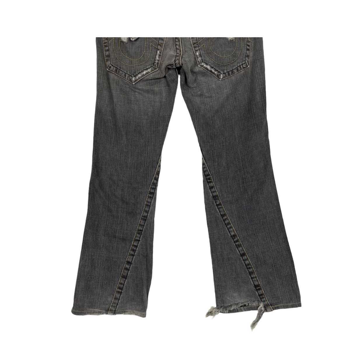 True Religion 💥FLARE DISTRESSED BOOTCUT DENIM JEANS Size US 32 / EU 48 - 7 Thumbnail