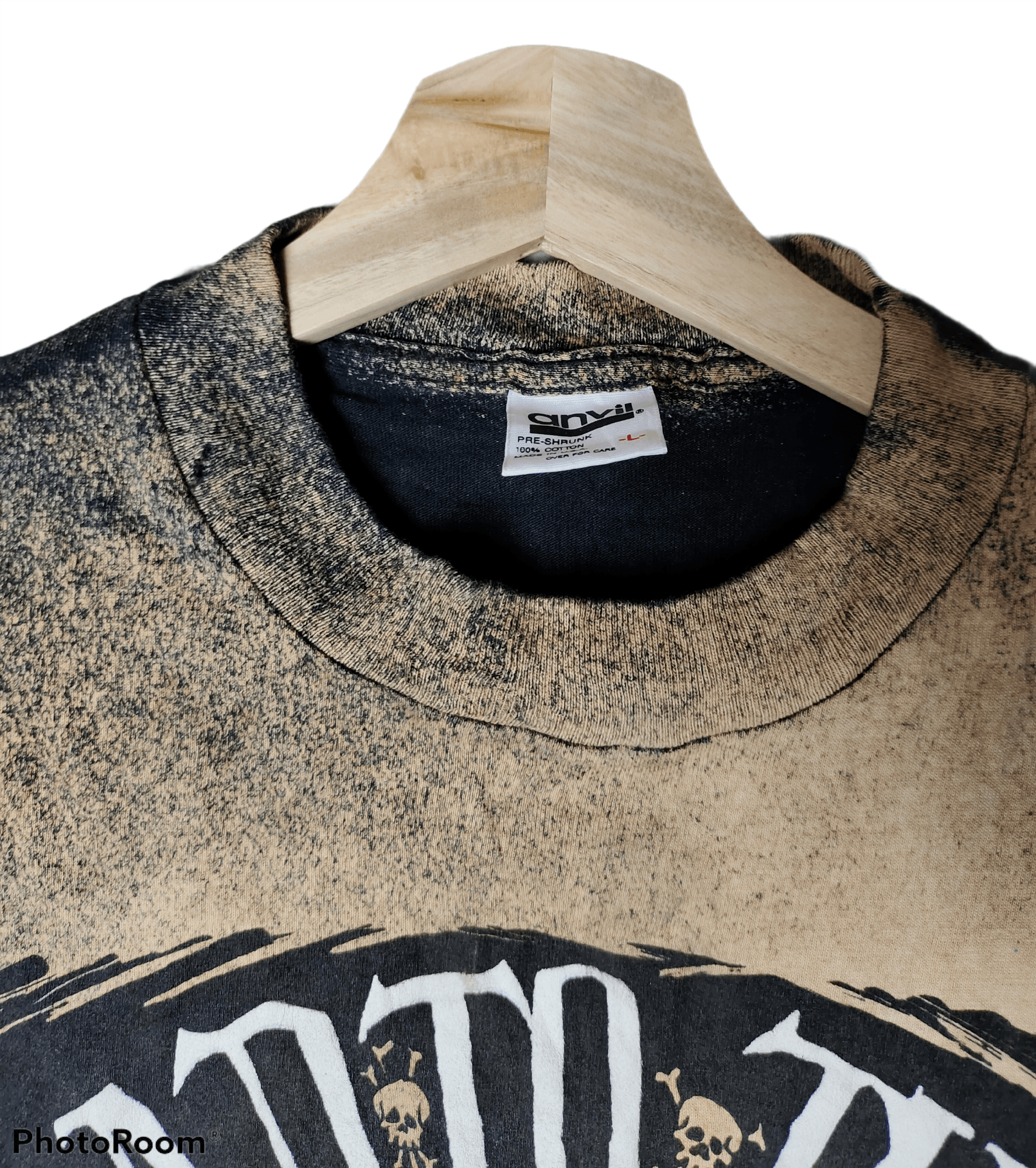 Anvil × Vintage Vintage Born Bad To tha Bone tshirt Size US L / EU 52-54 / 3 - 5 Thumbnail