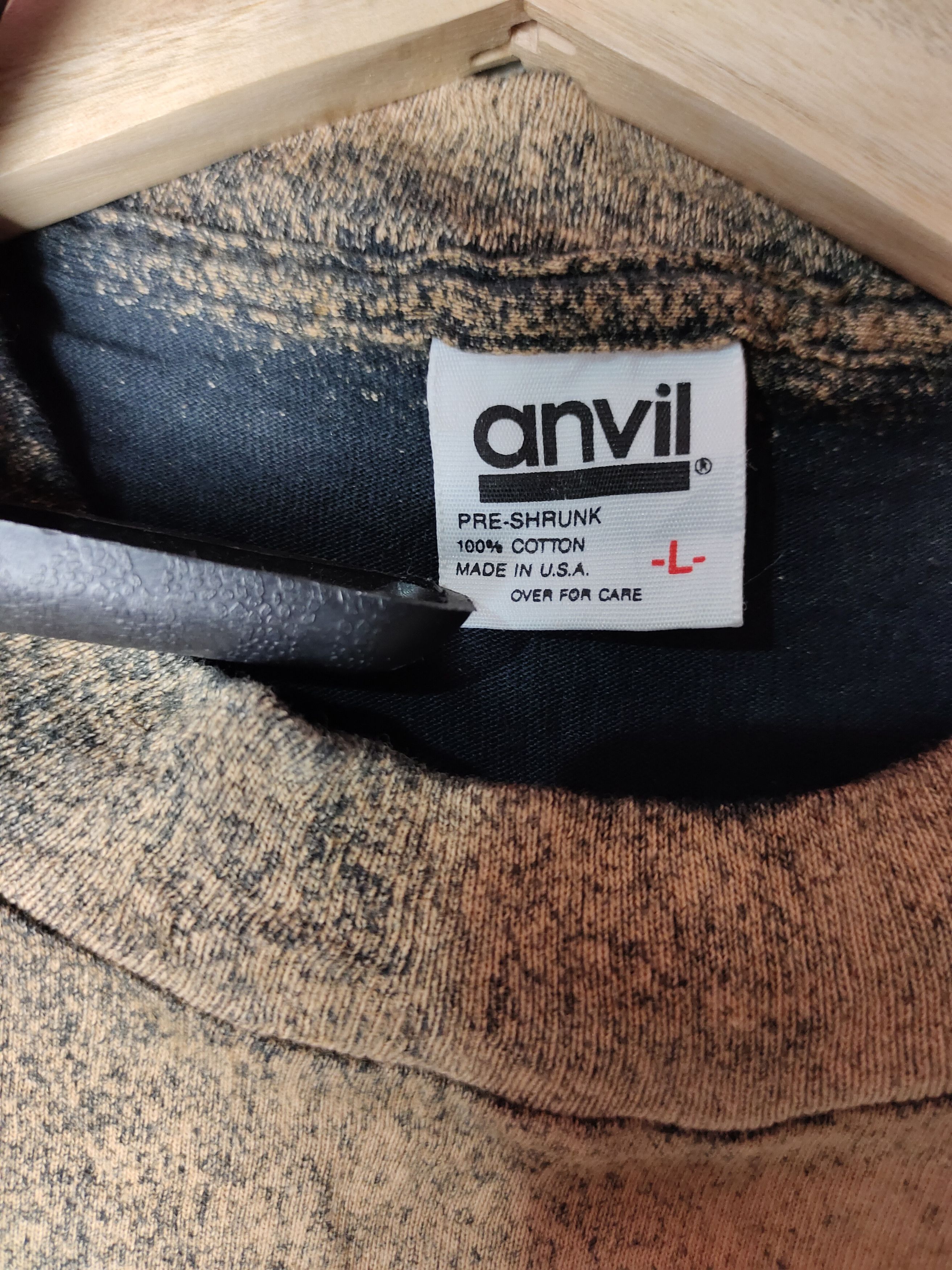 Anvil × Vintage Vintage Born Bad To tha Bone tshirt Size US L / EU 52-54 / 3 - 6 Thumbnail