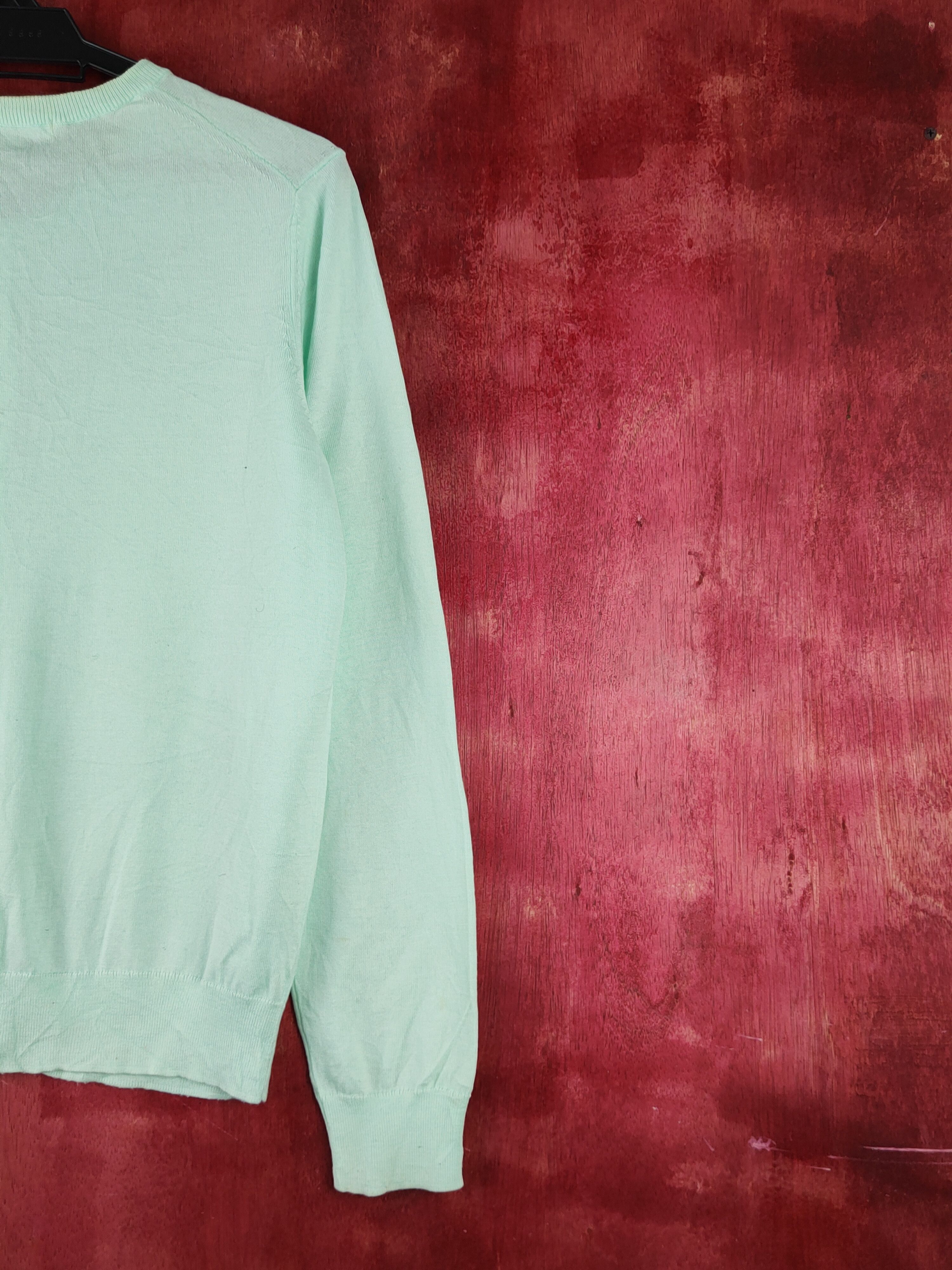 Uniqlo × Vintage Uniqlo Light Green Knitwear Cardigan #S1224 Size L / US 10 / IT 46 - 9 Thumbnail