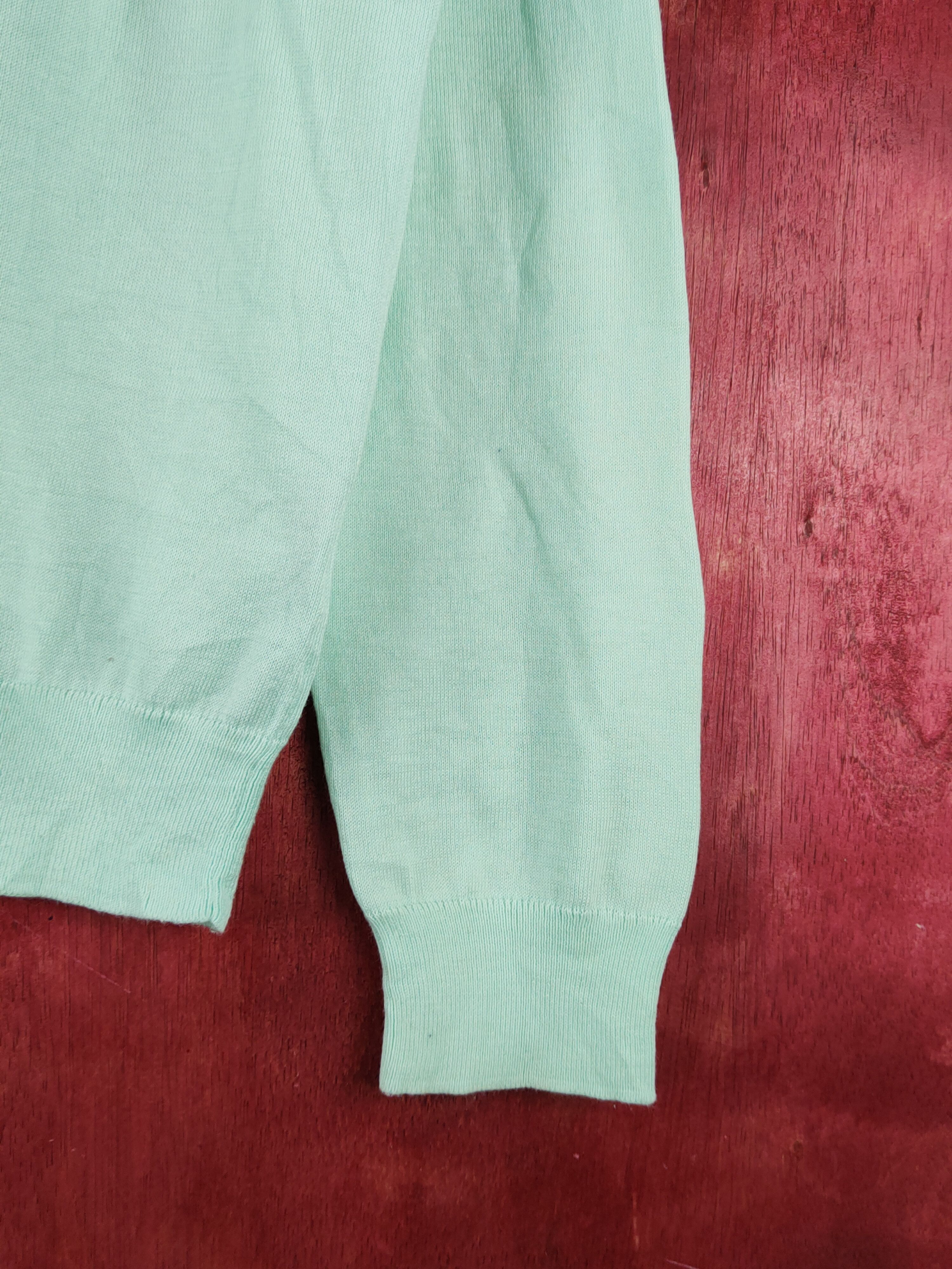 Uniqlo × Vintage Uniqlo Light Green Knitwear Cardigan #S1224 Size L / US 10 / IT 46 - 6 Thumbnail