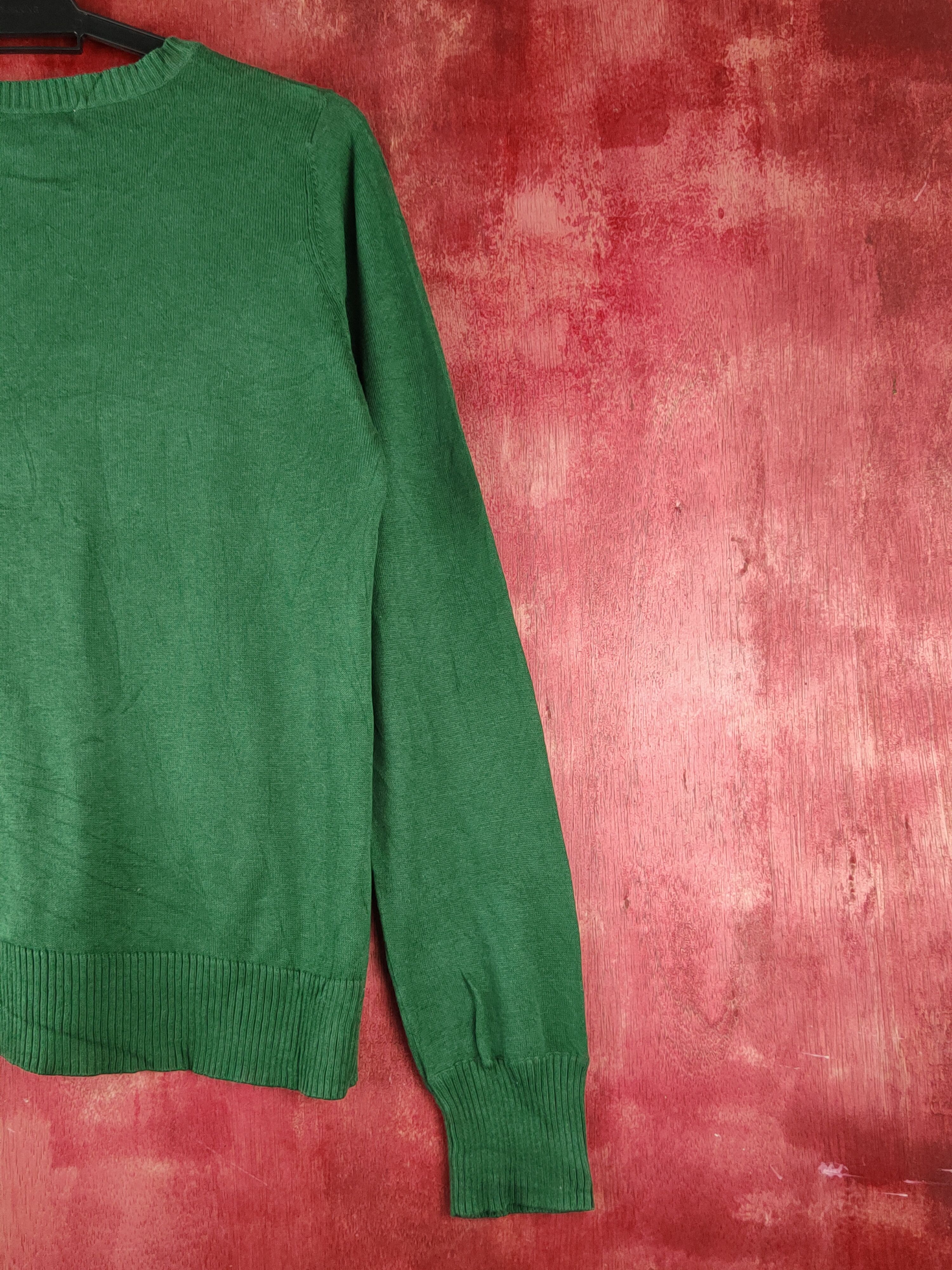 Japanese Brand Hushush Emerald Knitwear Cardigan #S1225 Size M / US 6-8 / IT 42-44 - 9 Thumbnail