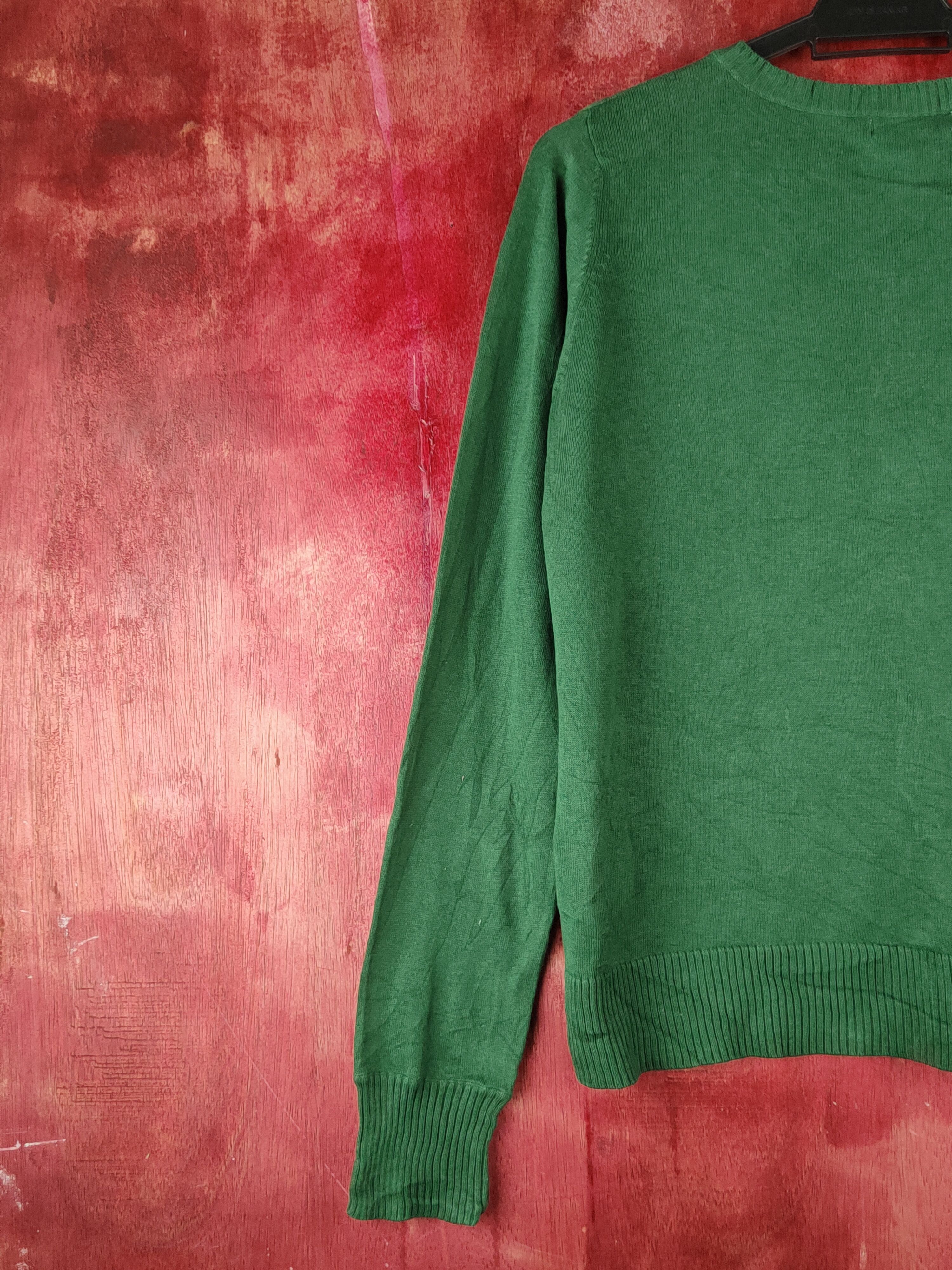 Japanese Brand Hushush Emerald Knitwear Cardigan #S1225 Size M / US 6-8 / IT 42-44 - 8 Thumbnail