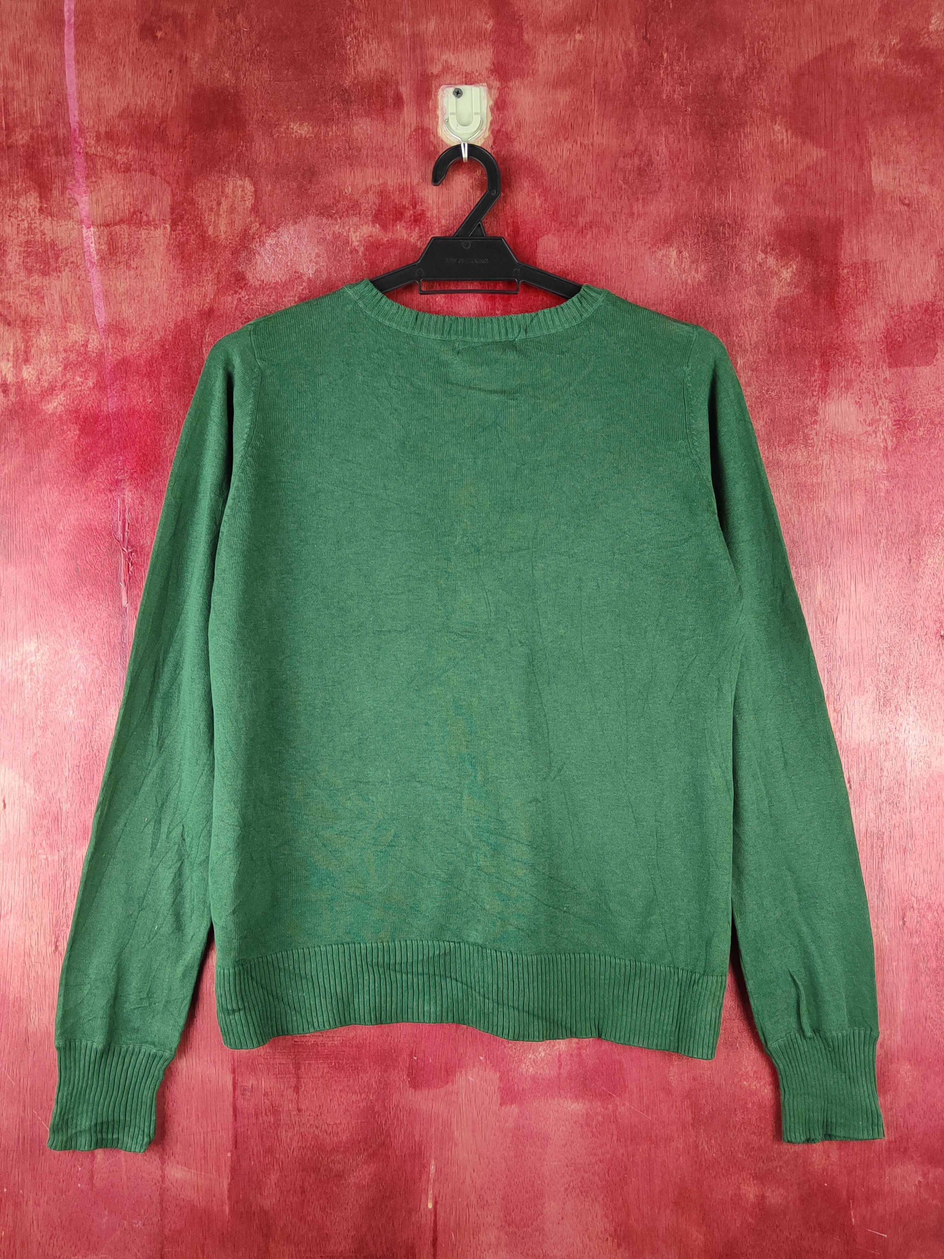 Japanese Brand Hushush Emerald Knitwear Cardigan #S1225 Size M / US 6-8 / IT 42-44 - 7 Thumbnail