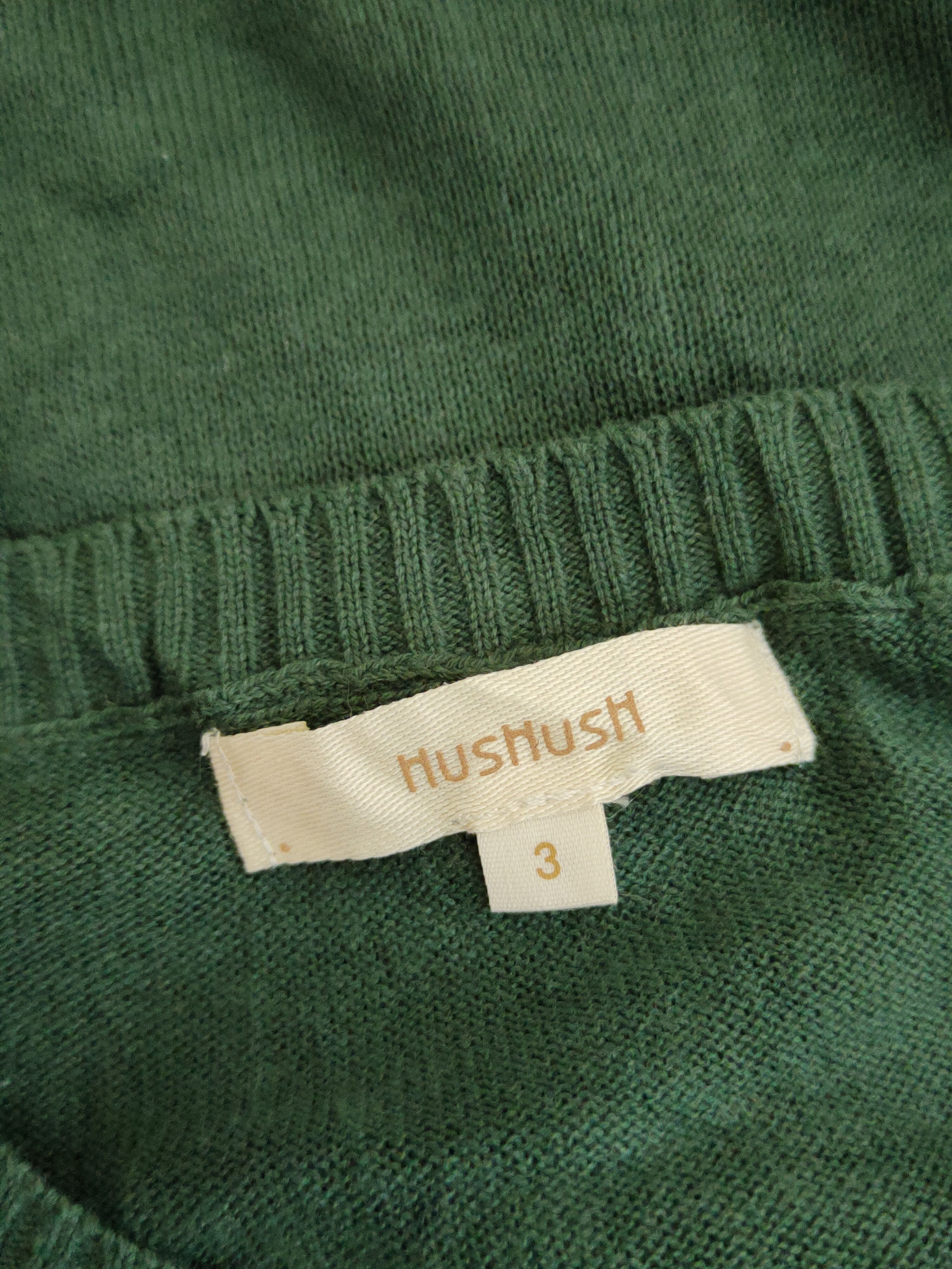 Japanese Brand Hushush Emerald Knitwear Cardigan #S1225 Size M / US 6-8 / IT 42-44 - 11 Thumbnail