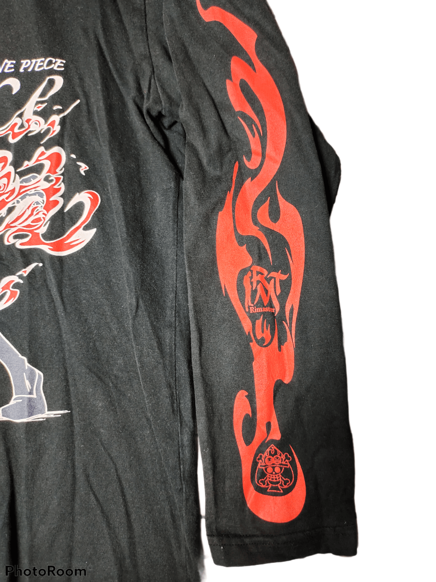 Cartoon Network × Japanese Brand × One Piece One Piece Portgas D.Ace long Sleeves Tshirt Size US XL / EU 56 / 4 - 4 Thumbnail