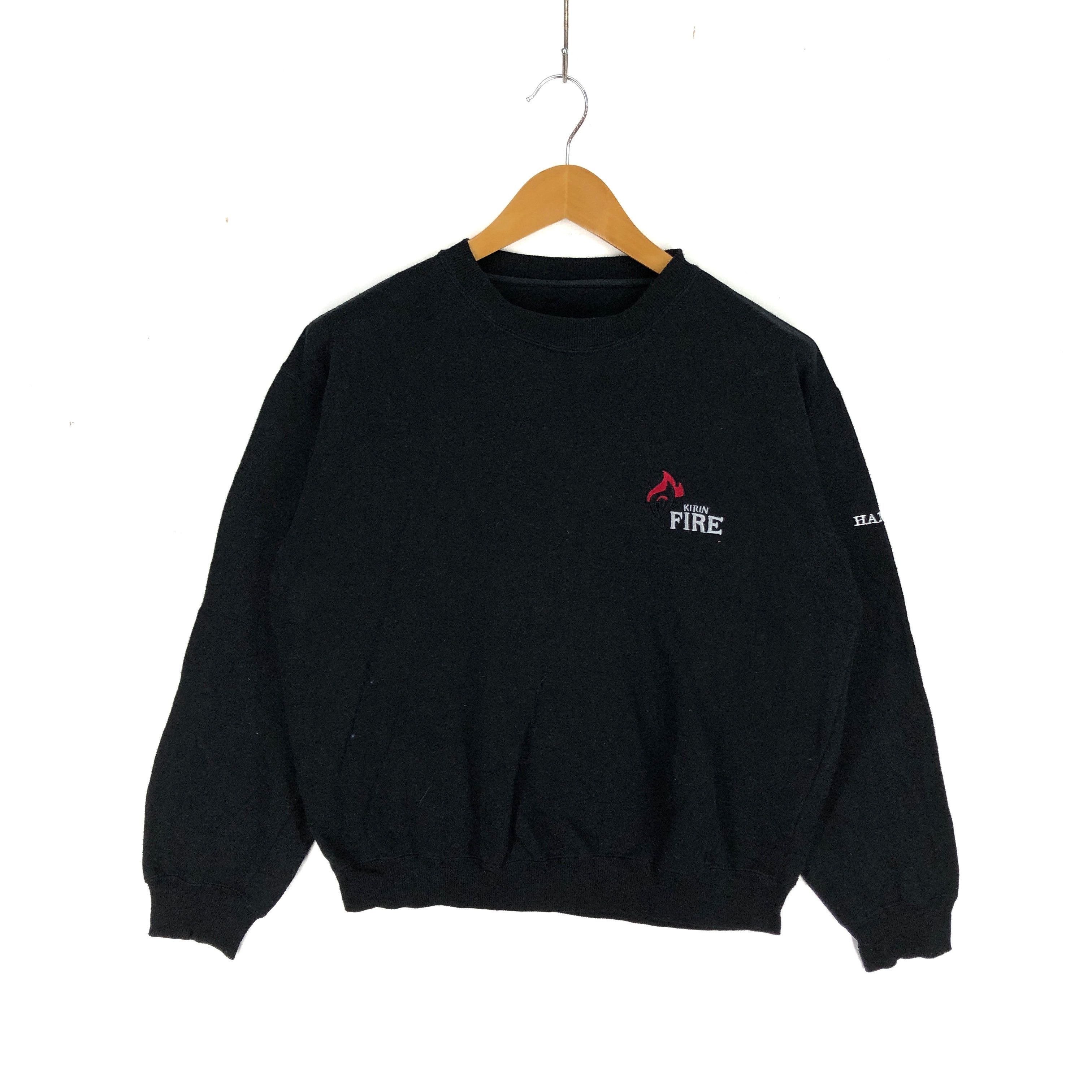 Japanese Brand KIRIN FIRE Crew Neck Sweatshirt #2545-90 Size US M / EU 48-50 / 2 - 1 Thumbnail