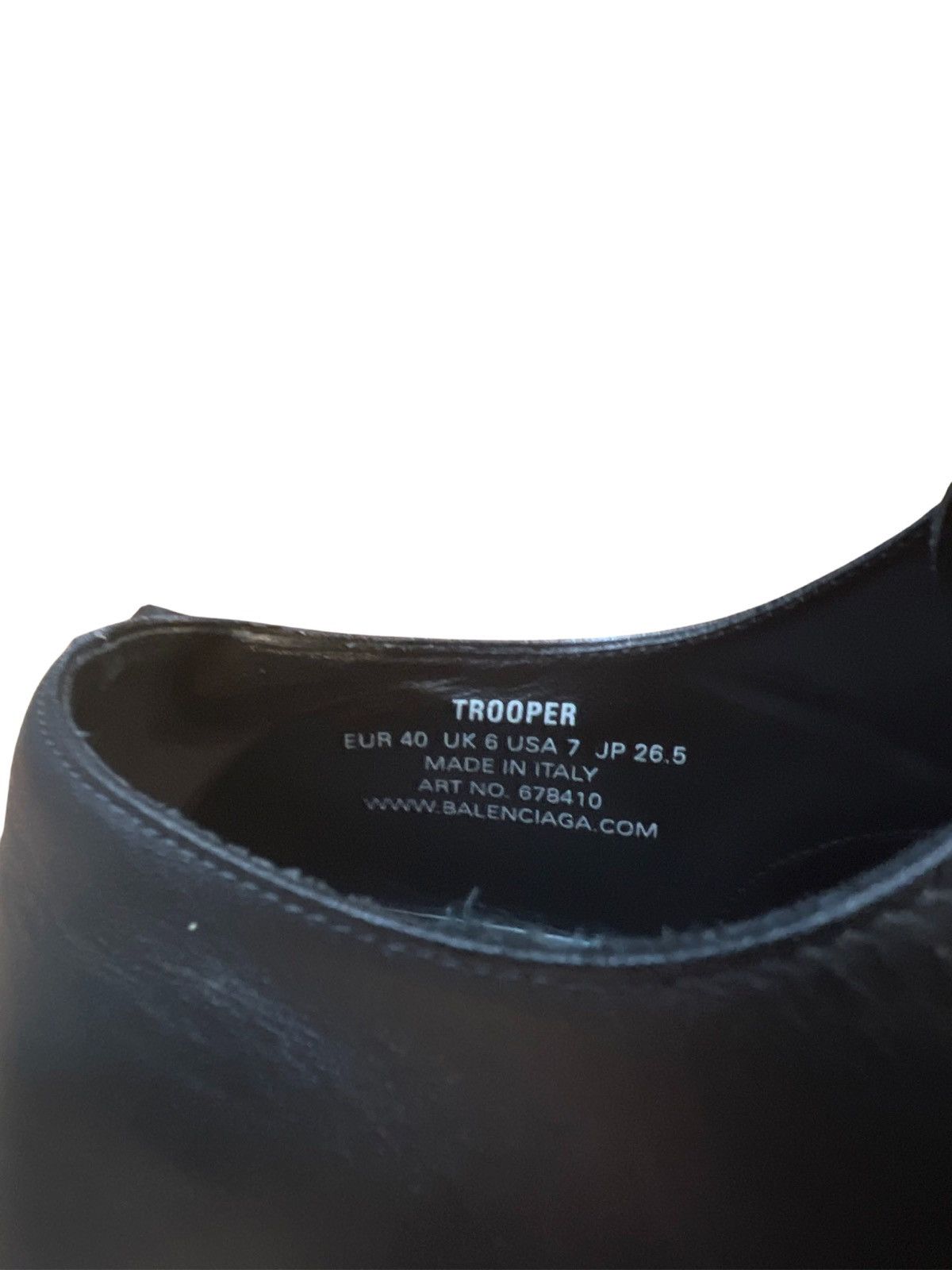 Balenciaga BALENCIAGA TROOPER DERBIES Size US 7 / EU 40 - 6 Thumbnail