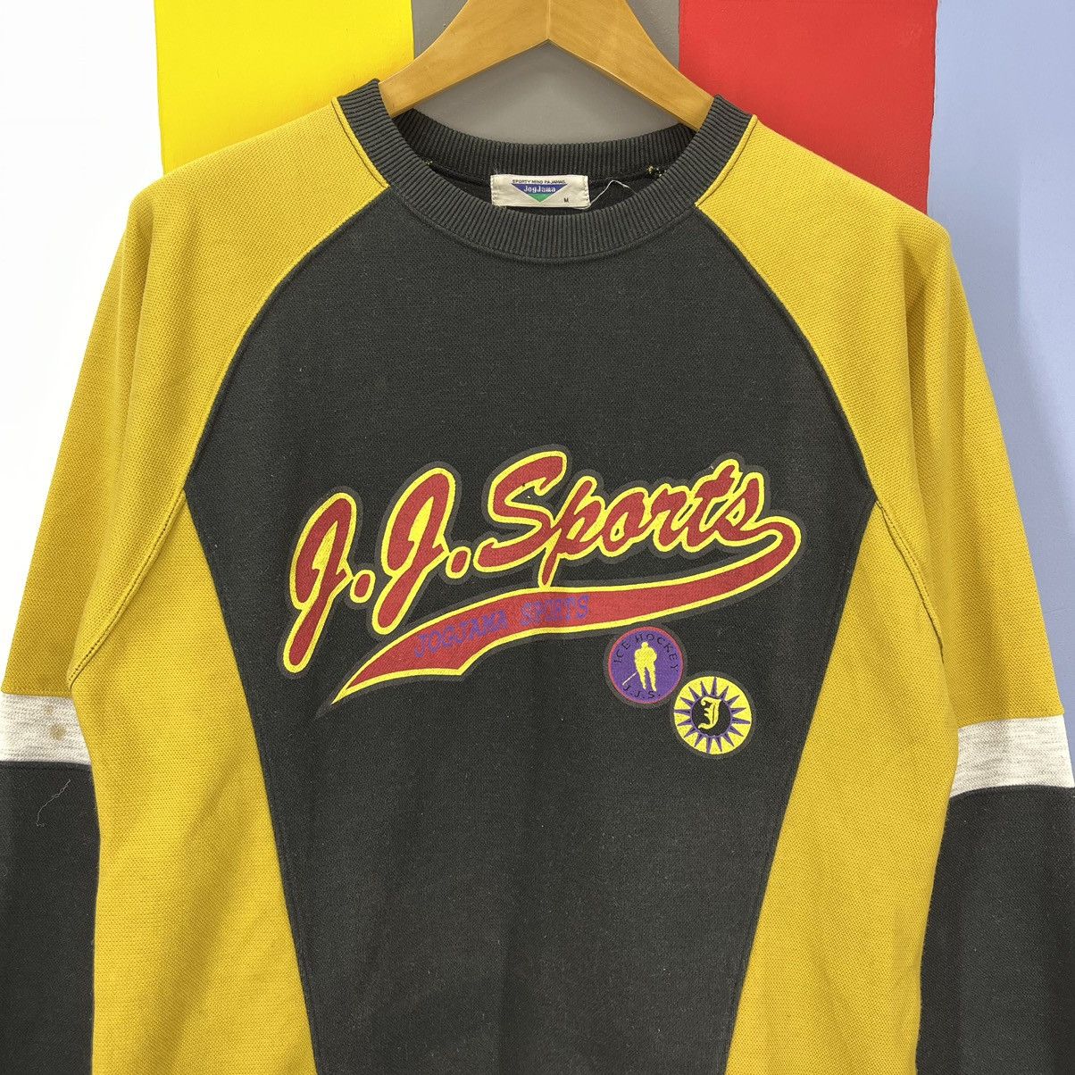 Japanese Brand Vintage JOGJAMA SPORTS Crew Neck Sweatshirt #072-104 Size US M / EU 48-50 / 2 - 2 Thumbnail