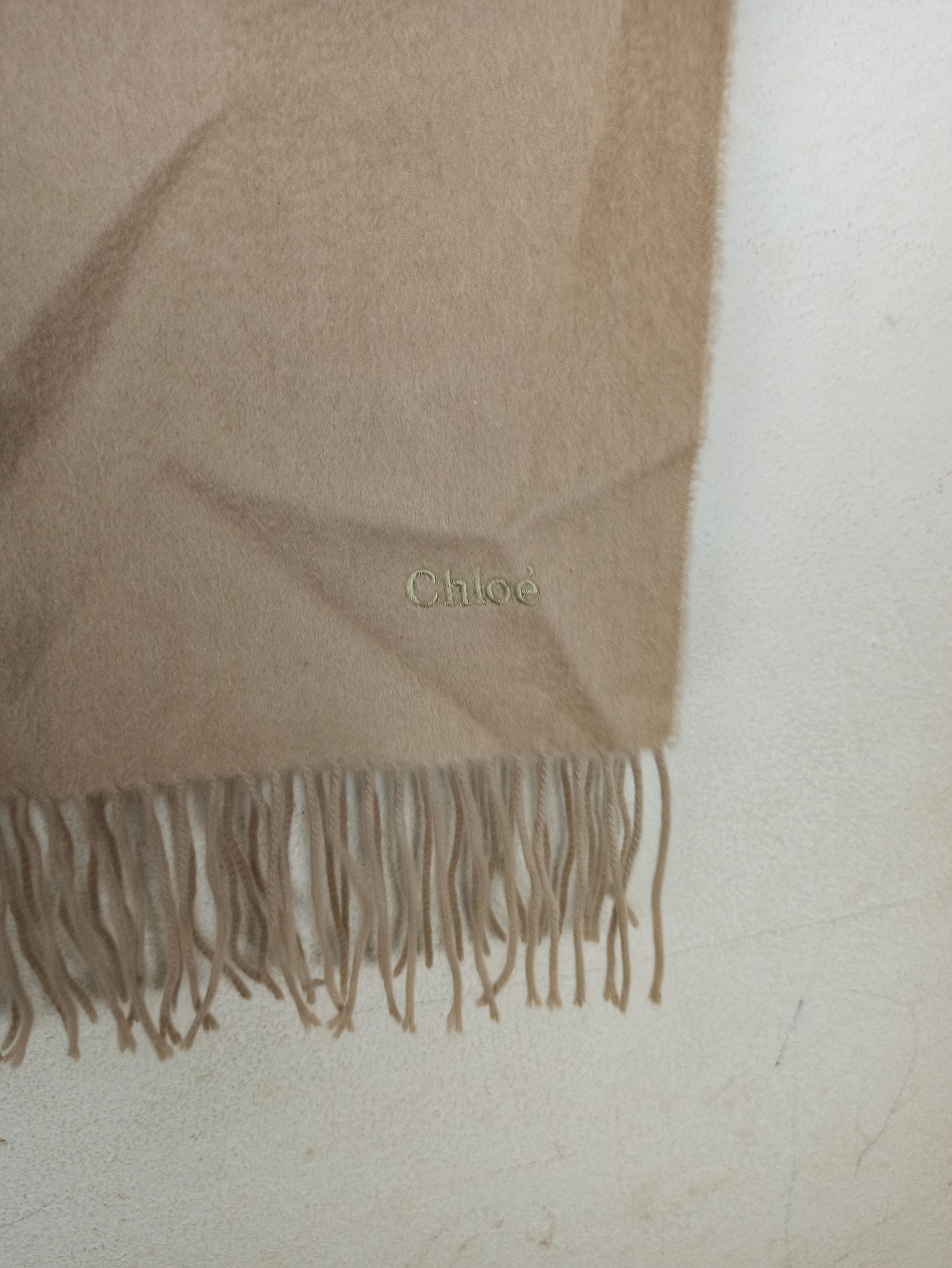Chloe × Other Chloe Muffler Scarf Brown Colour Size 19X62 Size ONE SIZE - 4 Thumbnail