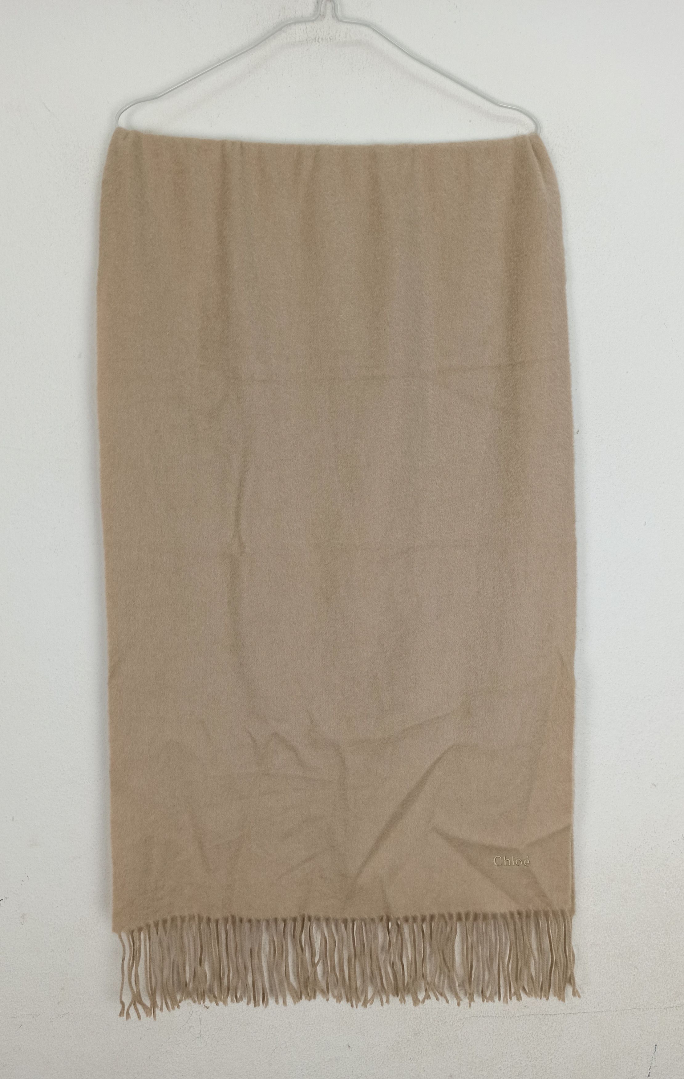 Chloe × Other Chloe Muffler Scarf Brown Colour Size 19X62 Size ONE SIZE - 3 Thumbnail