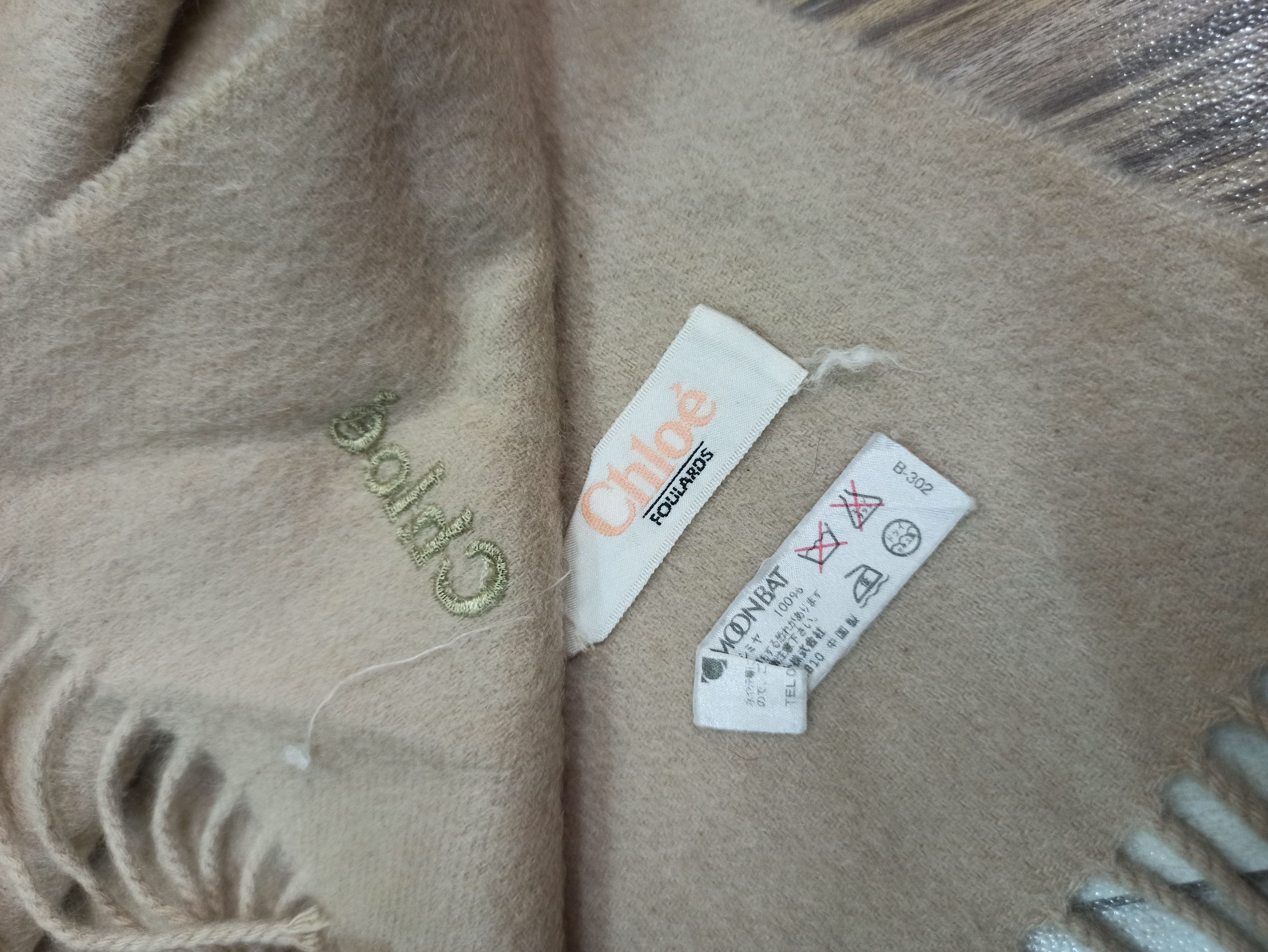 Chloe × Other Chloe Muffler Scarf Brown Colour Size 19X62 Size ONE SIZE - 5 Thumbnail