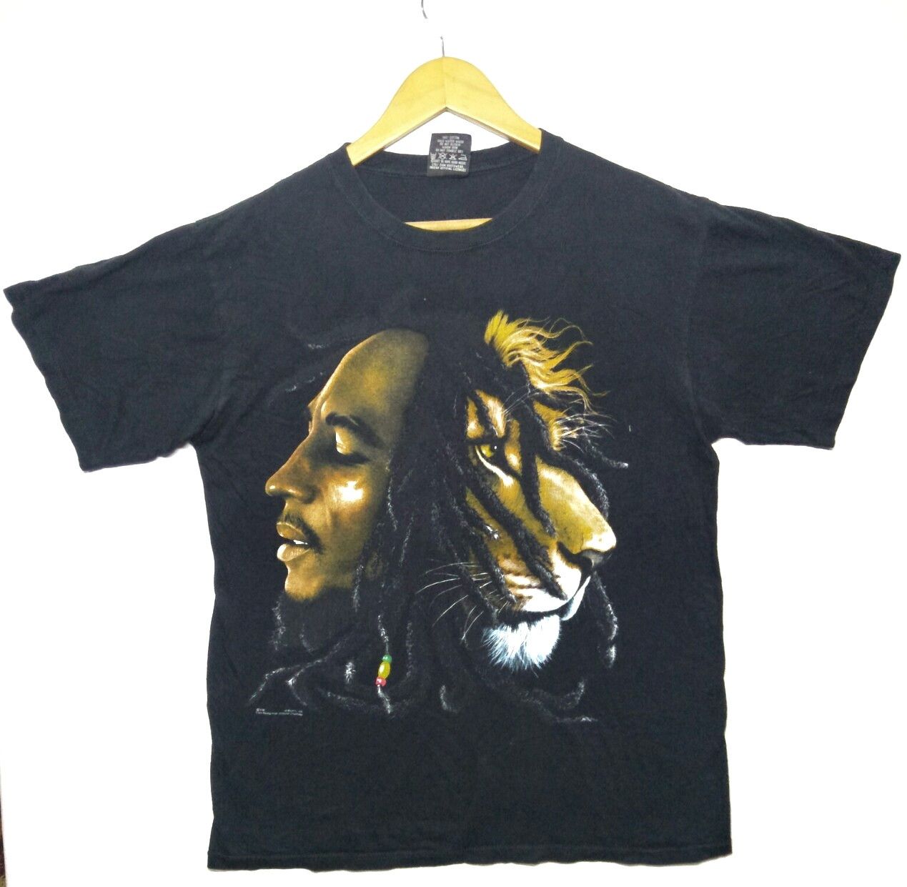 Band Tees × Bob Marley × Vintage @2007 Bob Marley vs Lion face tees Size US M / EU 48-50 / 2 - 1 Thumbnail
