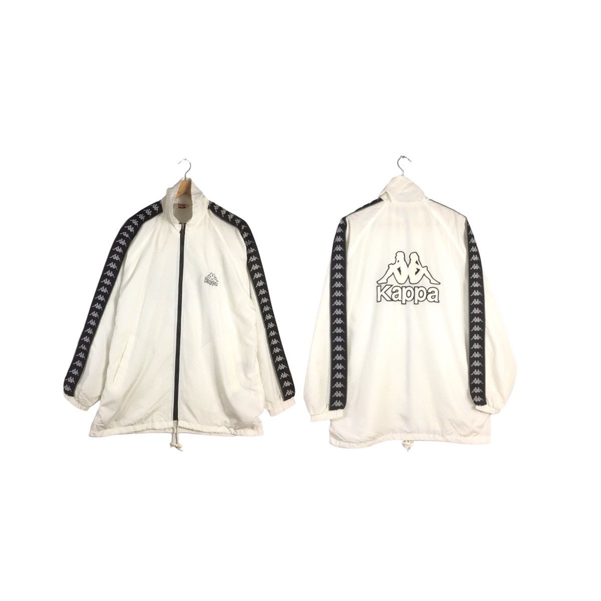 Vintage Kappa Side Tape Embroidery Big Logo Kappa