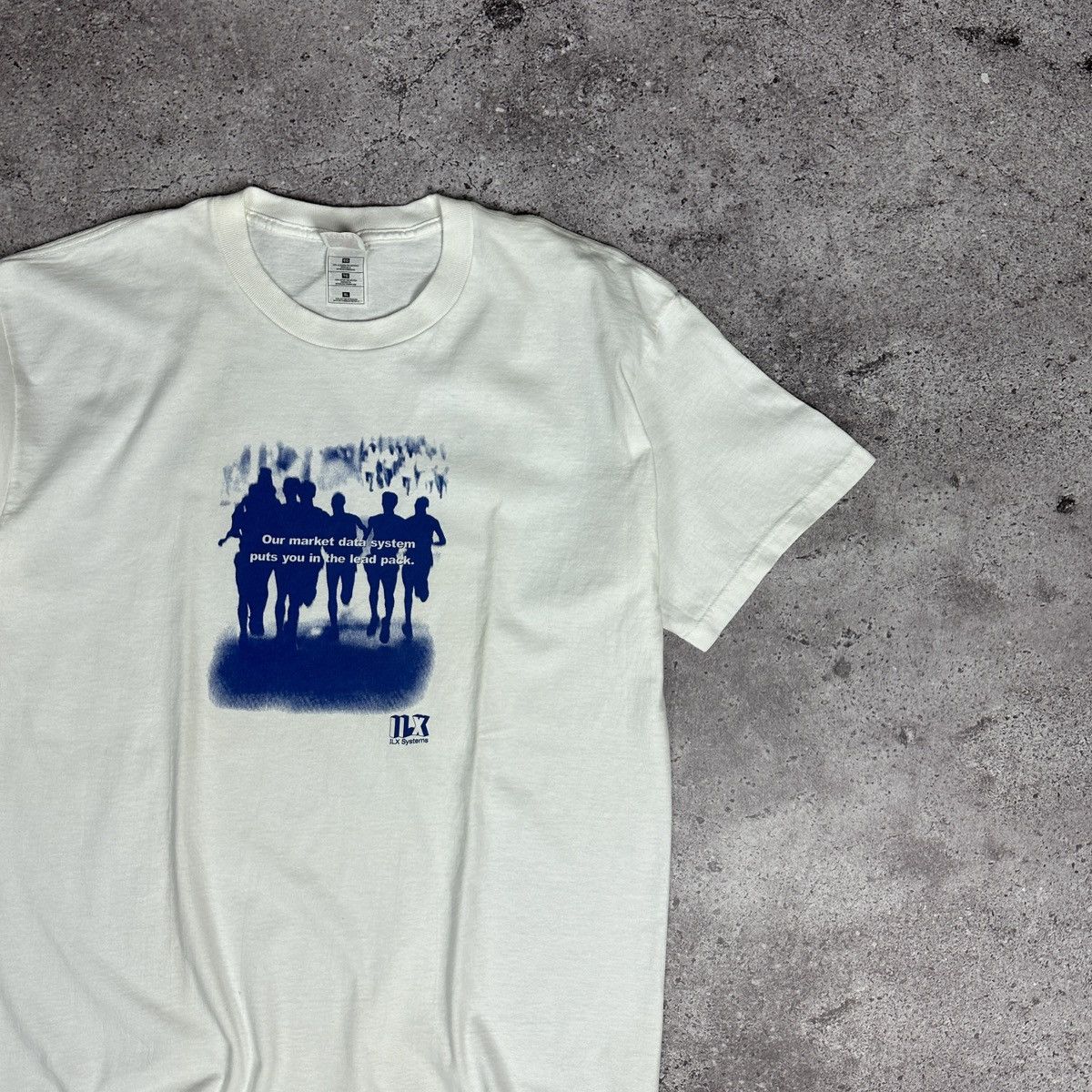 Microsoft Vintage 90s ILX Systems Computer Data system tee rare y2k IT Size US XL / EU 56 / 4 - 3 Thumbnail