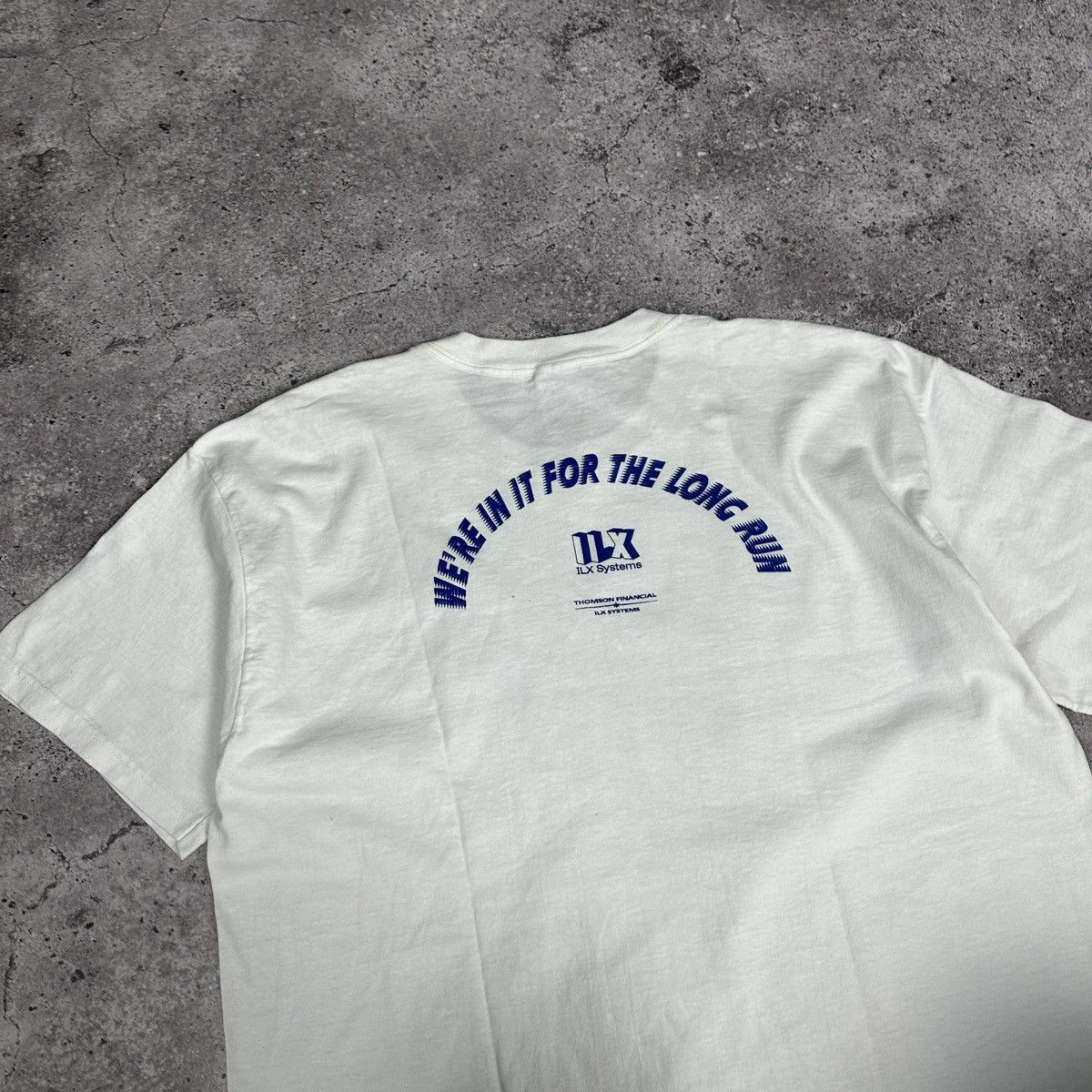 Microsoft Vintage 90s ILX Systems Computer Data system tee rare y2k IT Size US XL / EU 56 / 4 - 2 Thumbnail