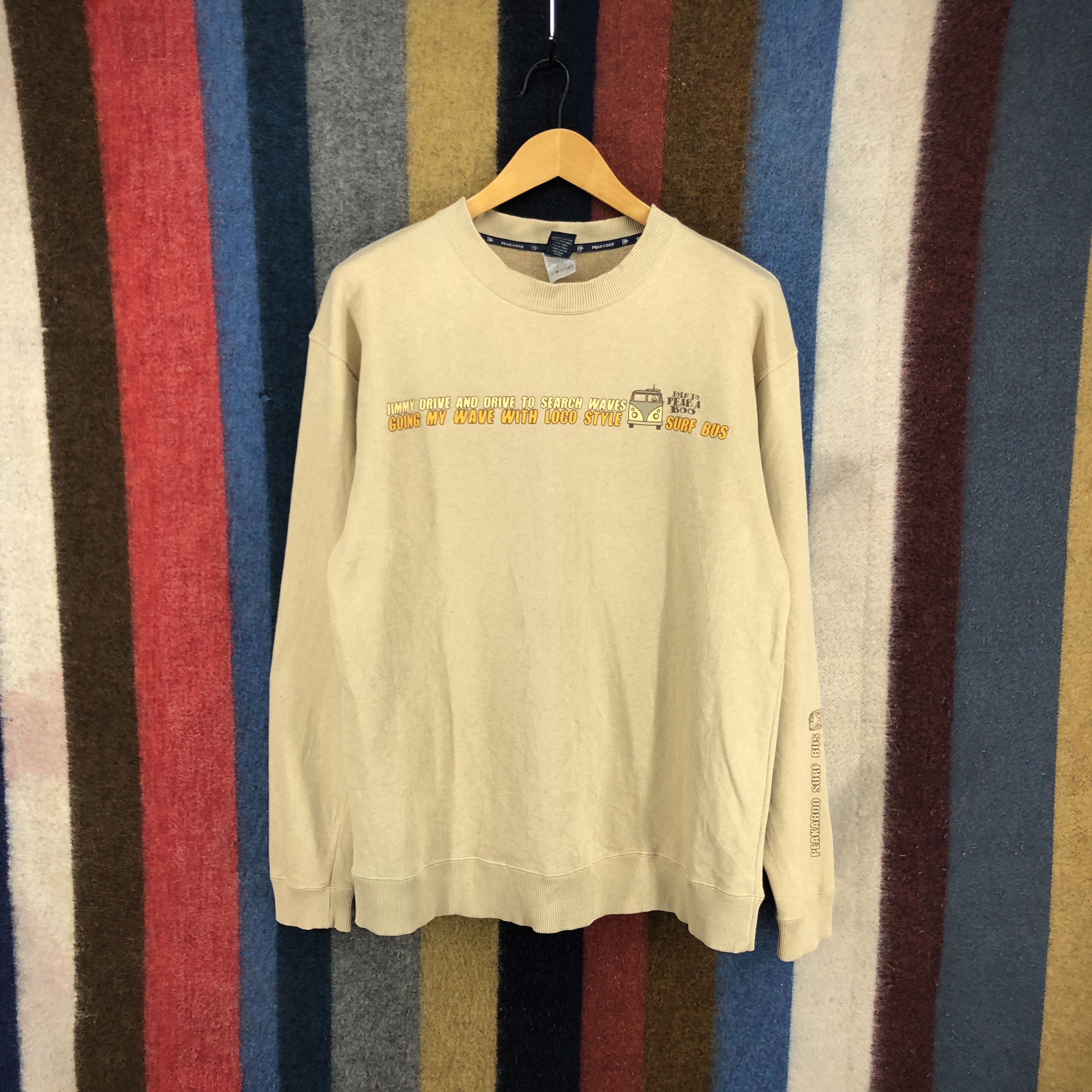 Other SURF BUS by PEAKABOO Crew Neck Sweatshirt #2776-100 Size US M / EU 48-50 / 2 - 3 Thumbnail